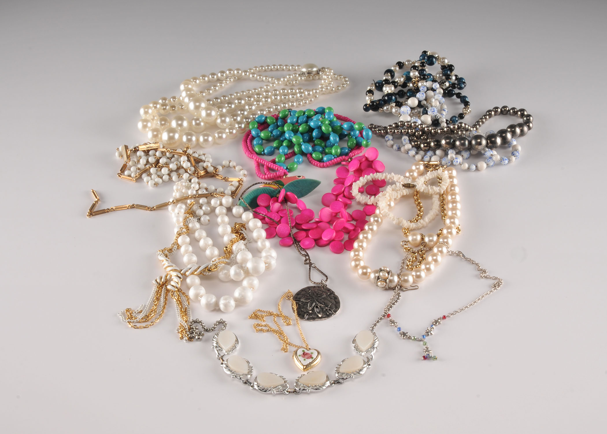 Assorted Costume Necklaces.