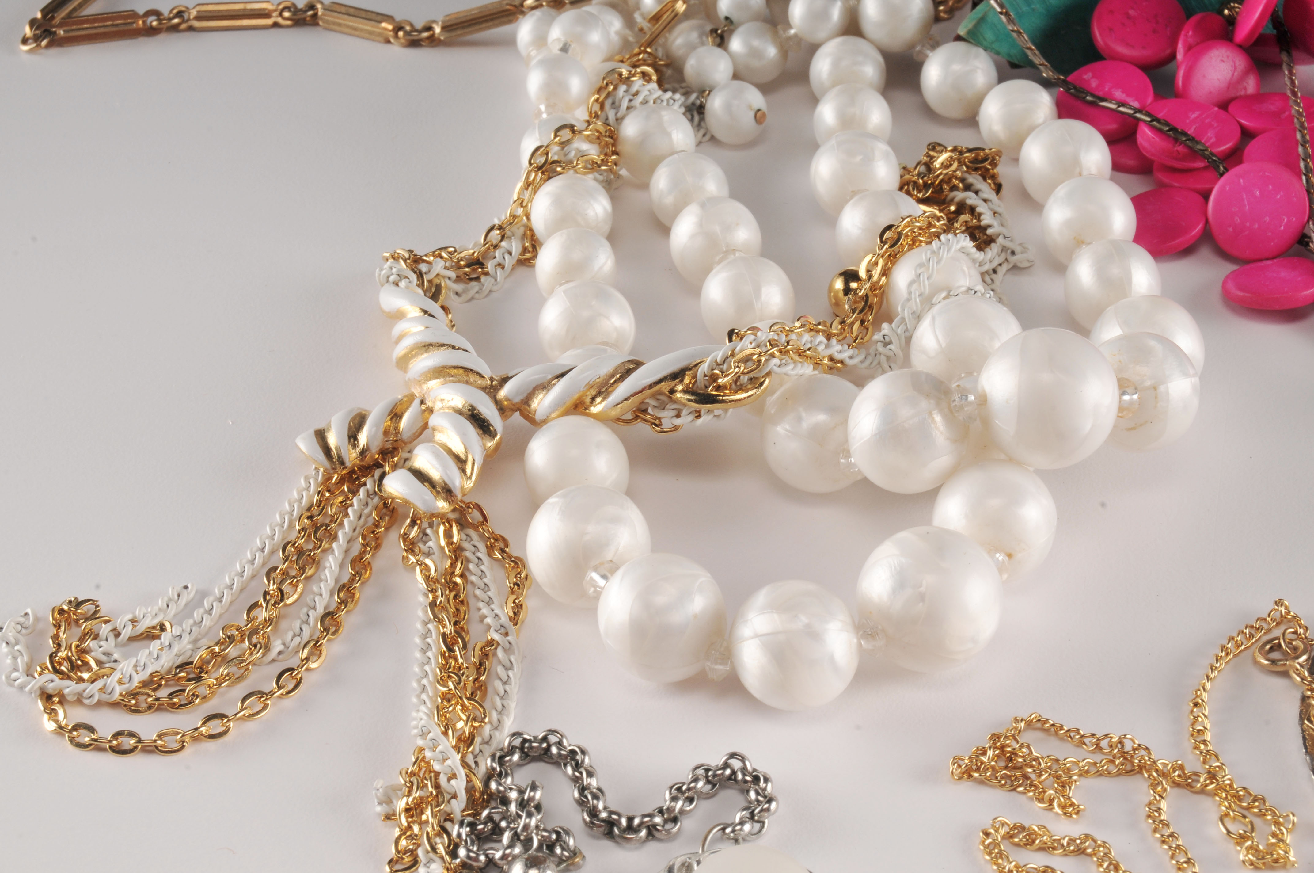 Assorted Costume Necklaces.