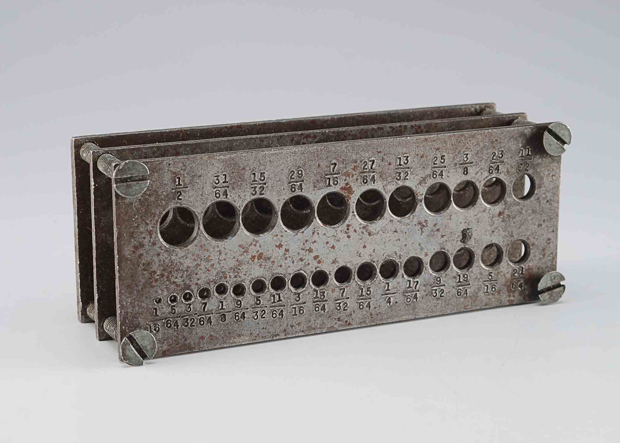 Vintage Metal Drill Bit Holder