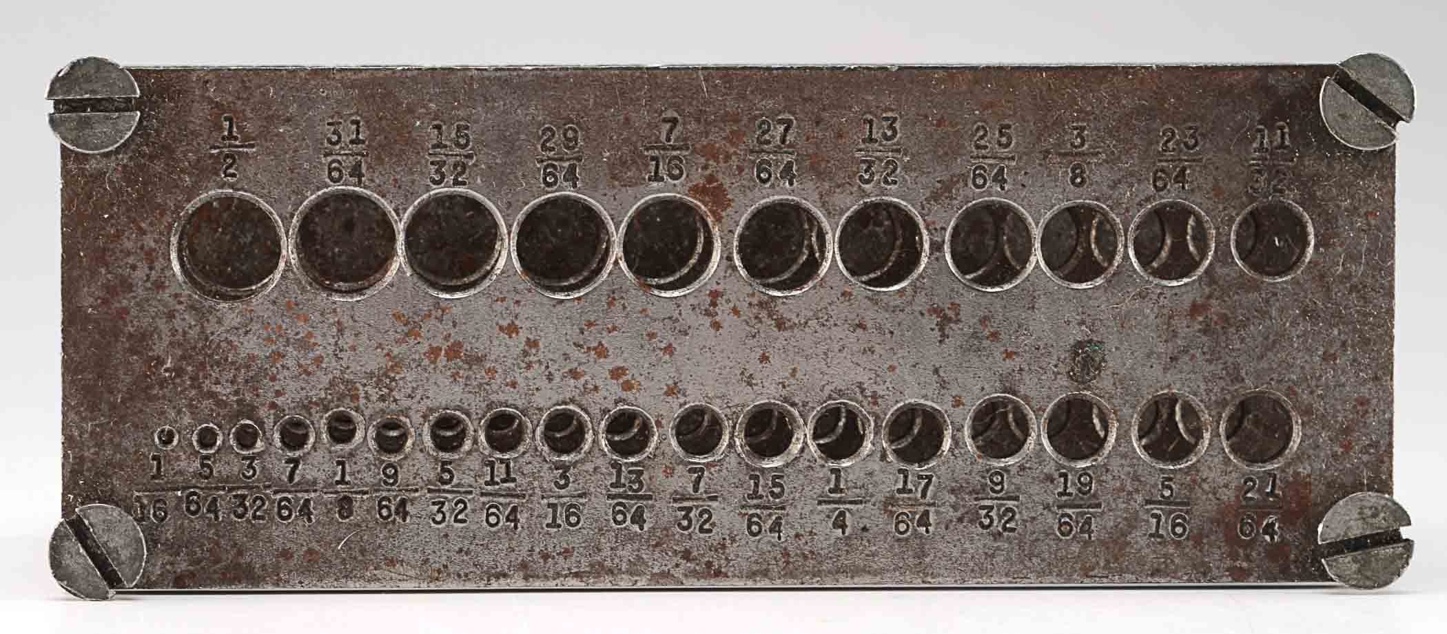 Vintage Metal Drill Bit Holder