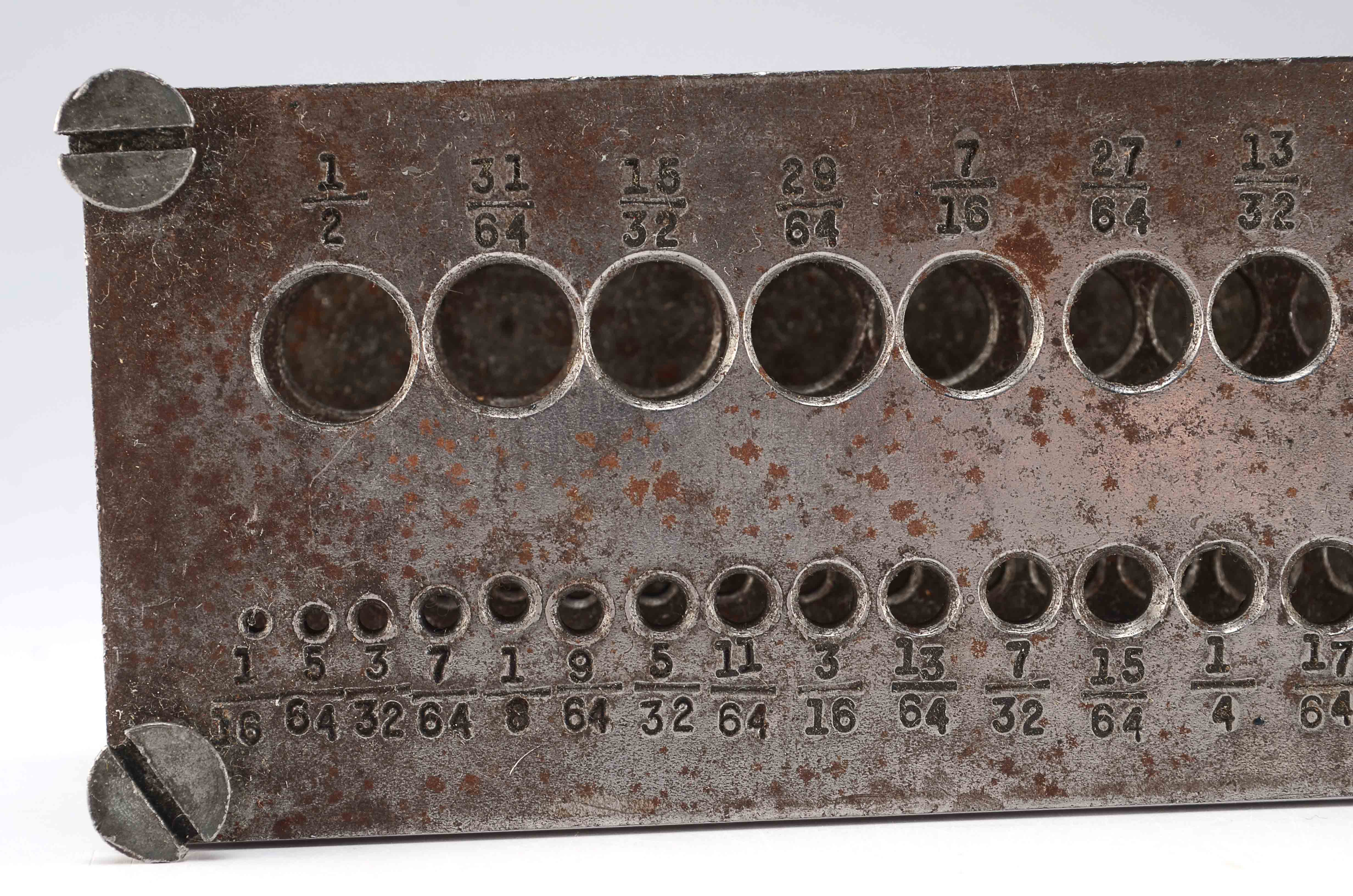 Vintage Metal Drill Bit Holder