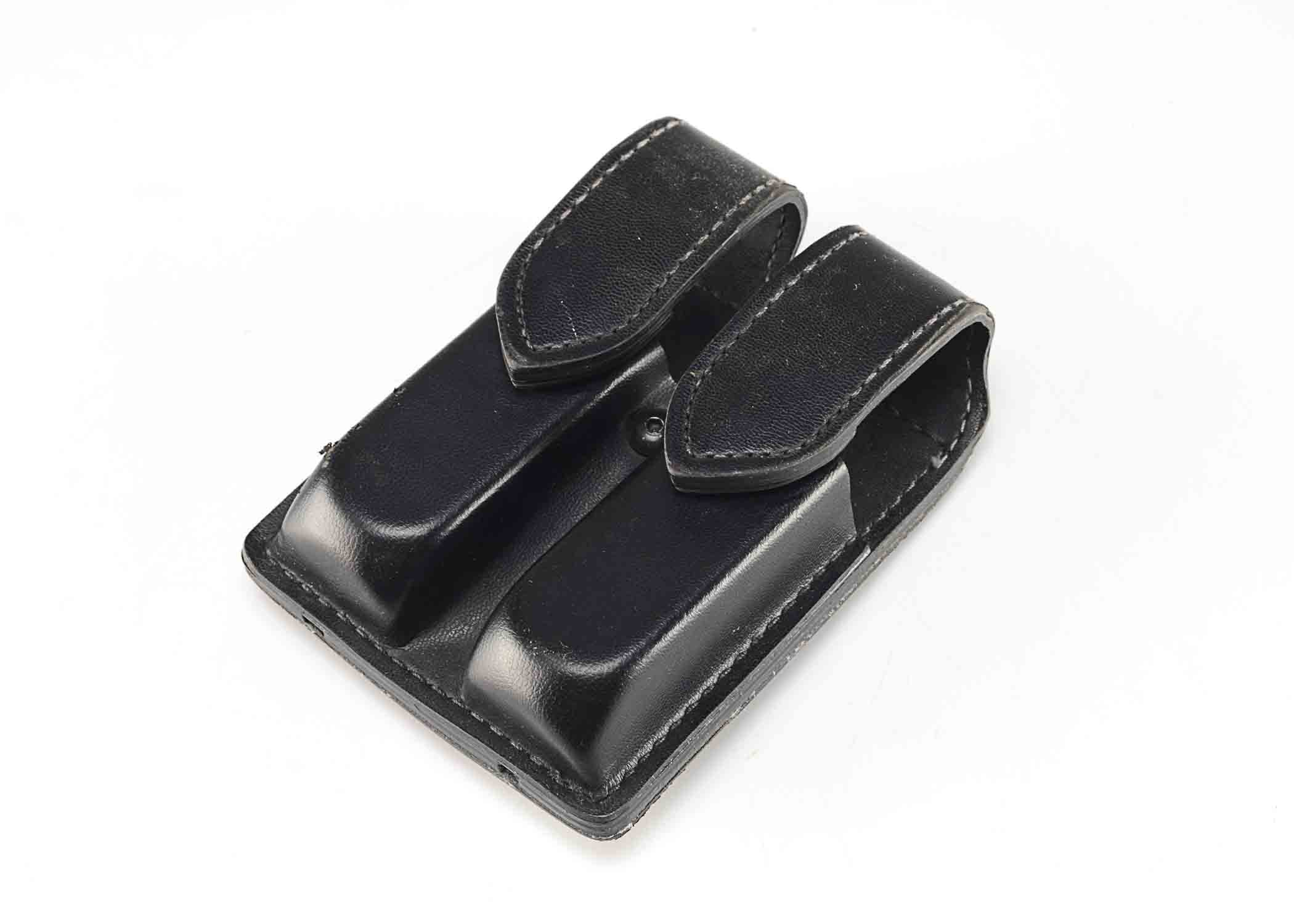 Black Leather Glock Clip Case