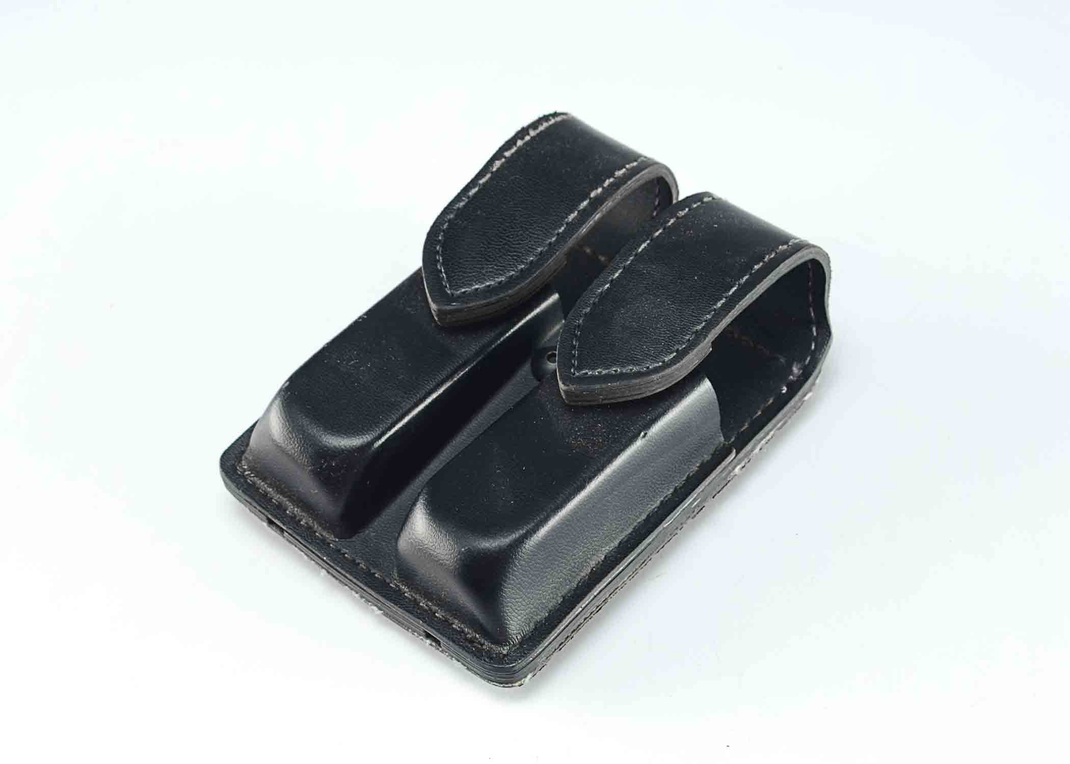 Black Leather Glock Clip Case