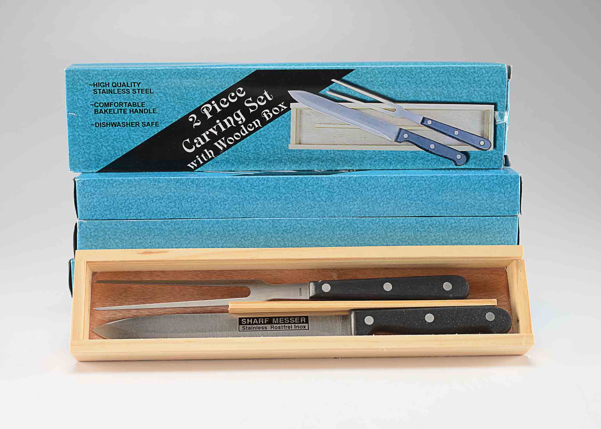 5 Boxes of 2 Pieces Carving Sets