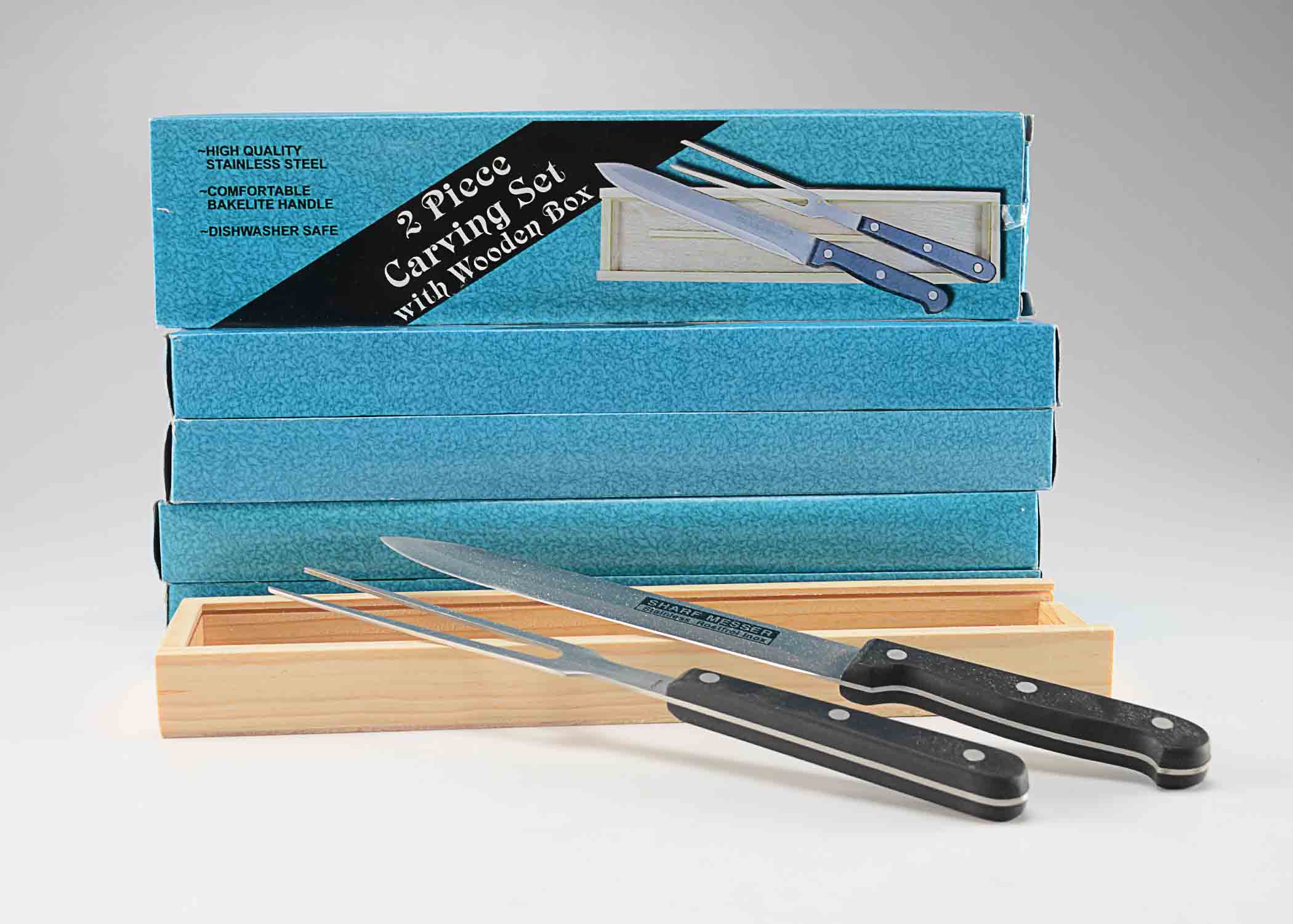 5 Boxes of 2 Pieces Carving Sets