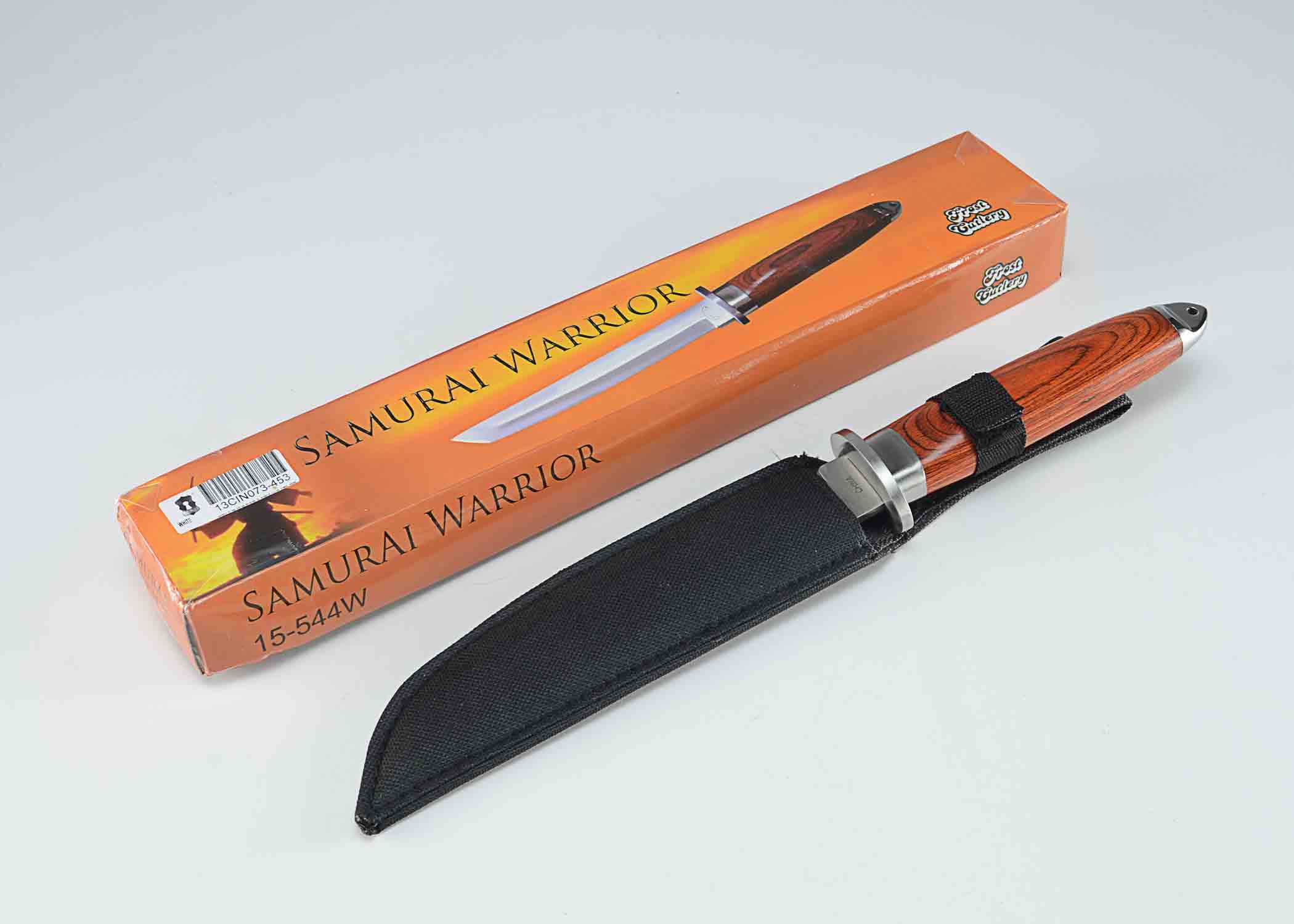 Two Hunting Knives and a Samurai Warrior Knife