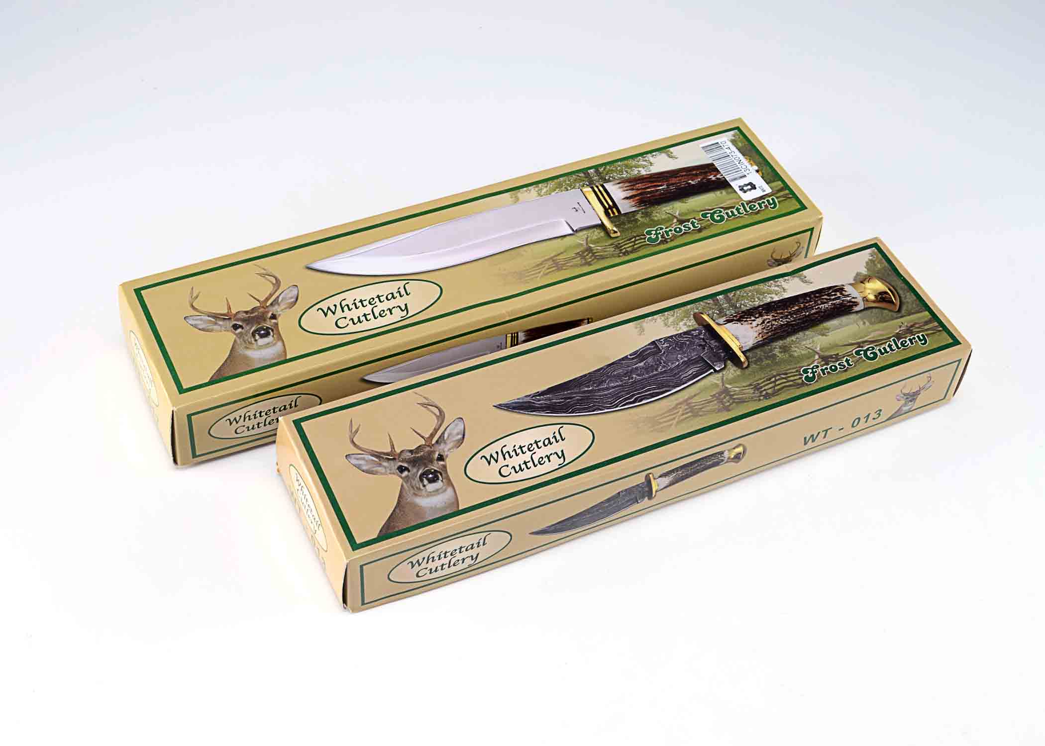 Two Hunting Knives, Whitetail Cutlery