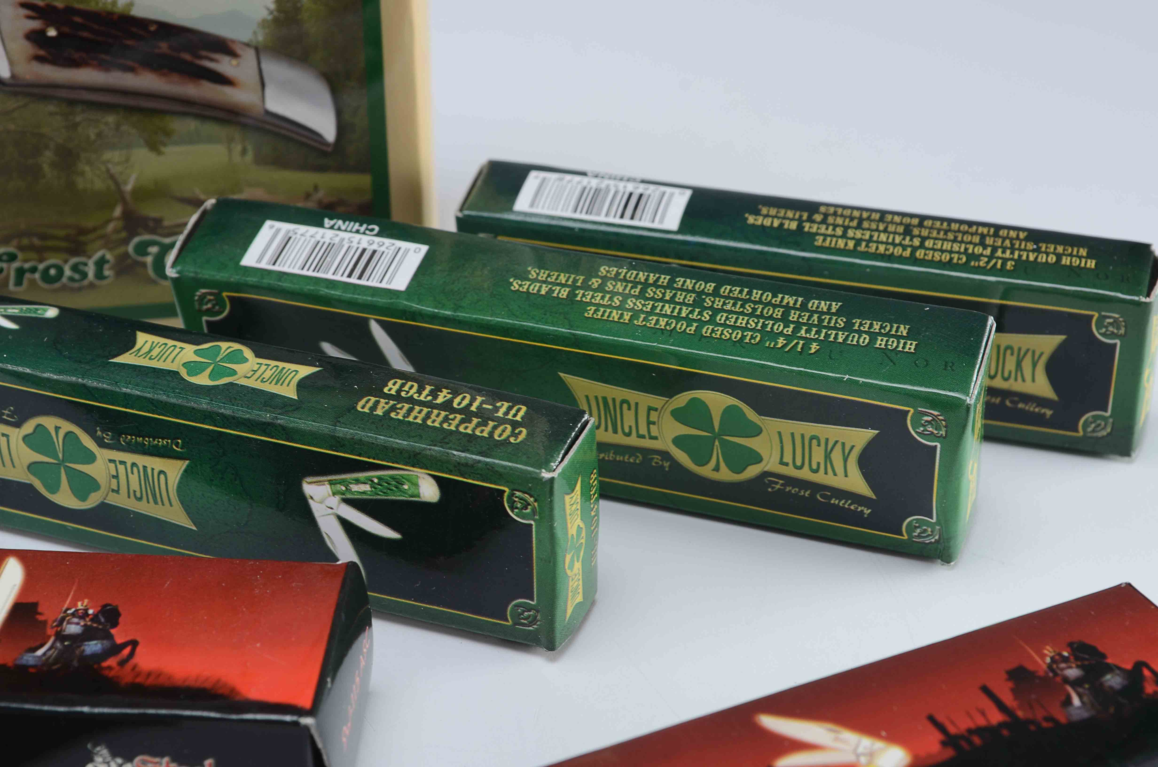 Assorted Pocket Knives. New in Box.