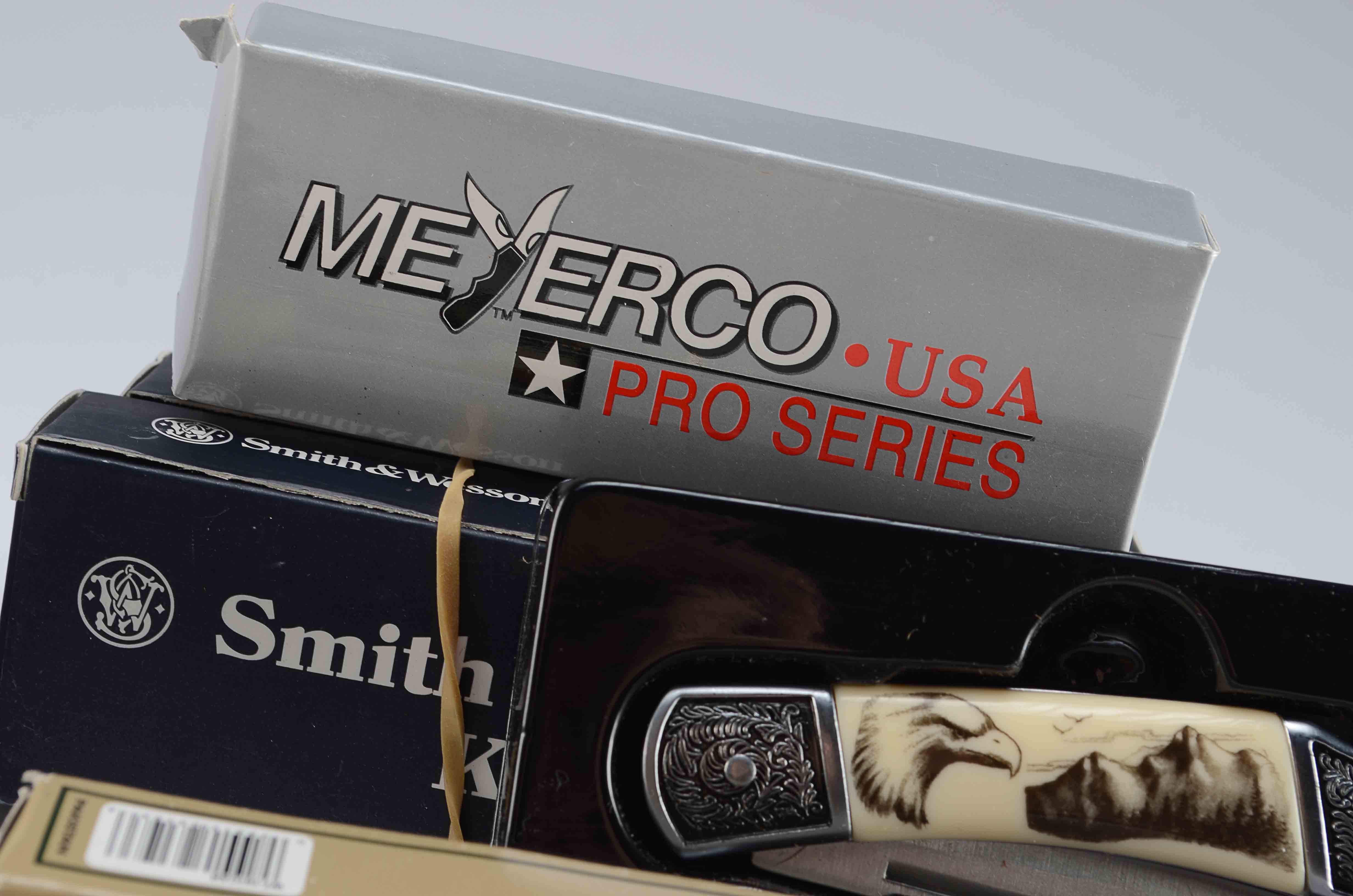 Assorted Pocket Knives. New in Box.