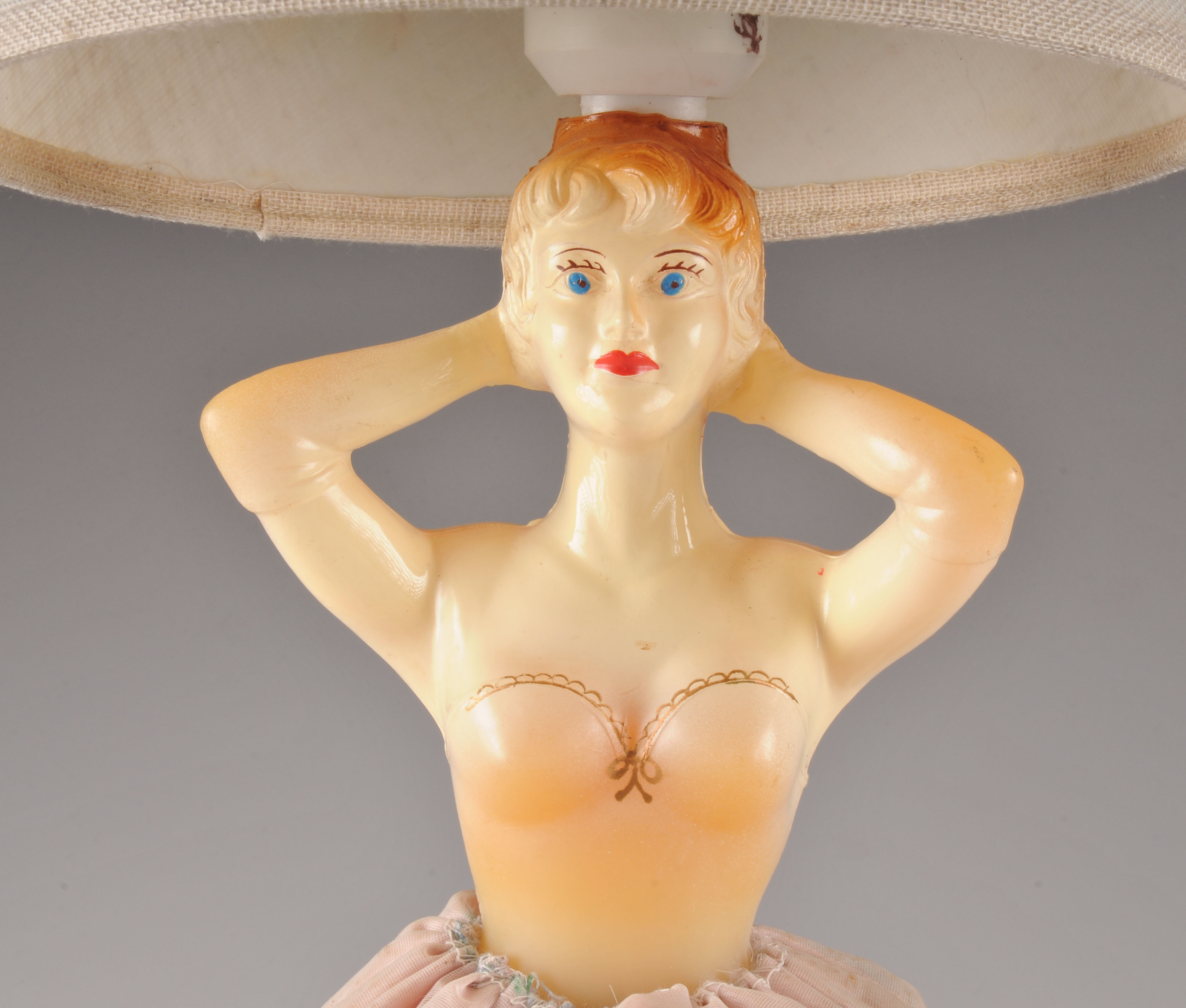 Vintage Lady in Dress Lamp