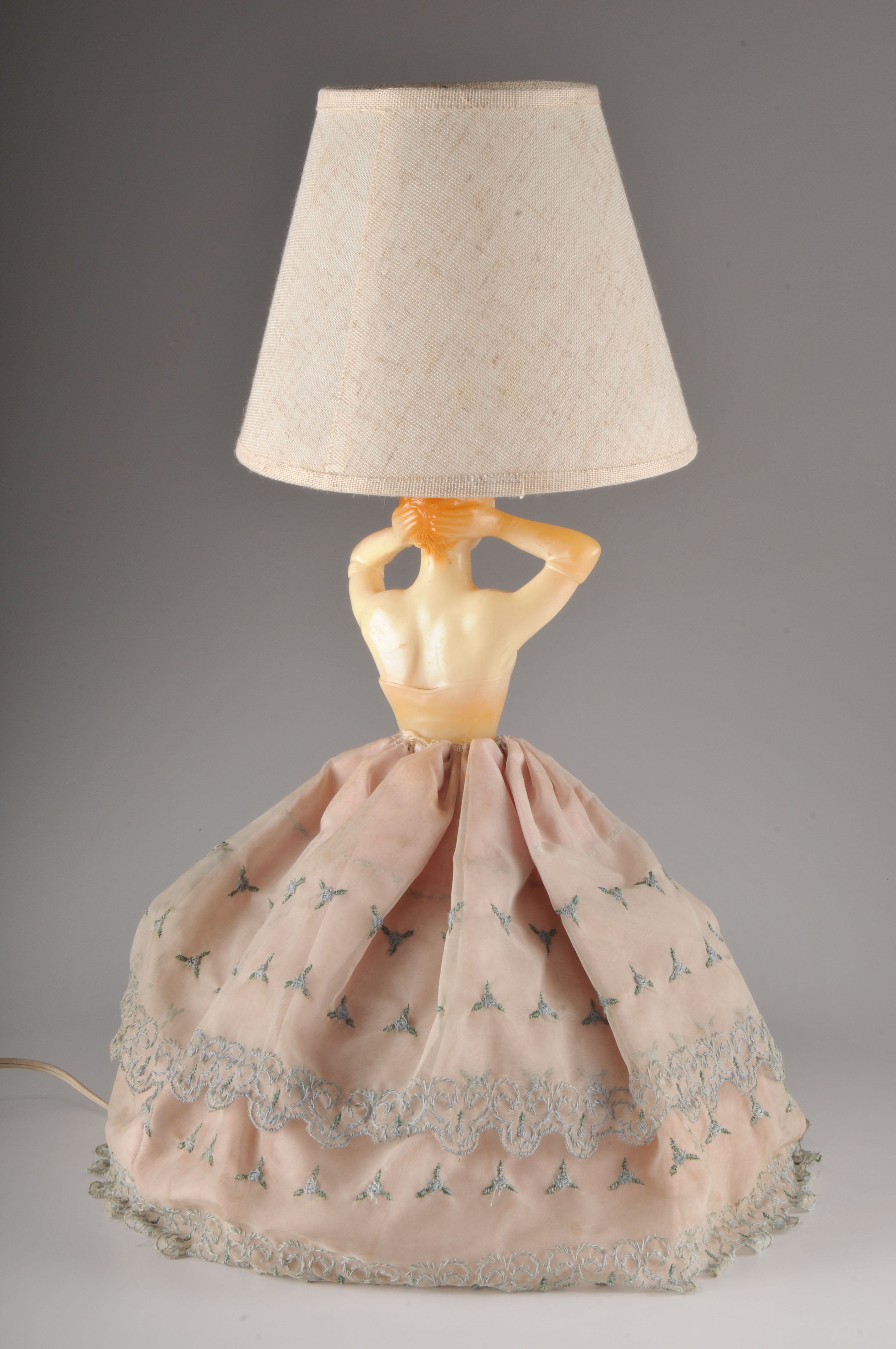 Vintage Lady in Dress Lamp