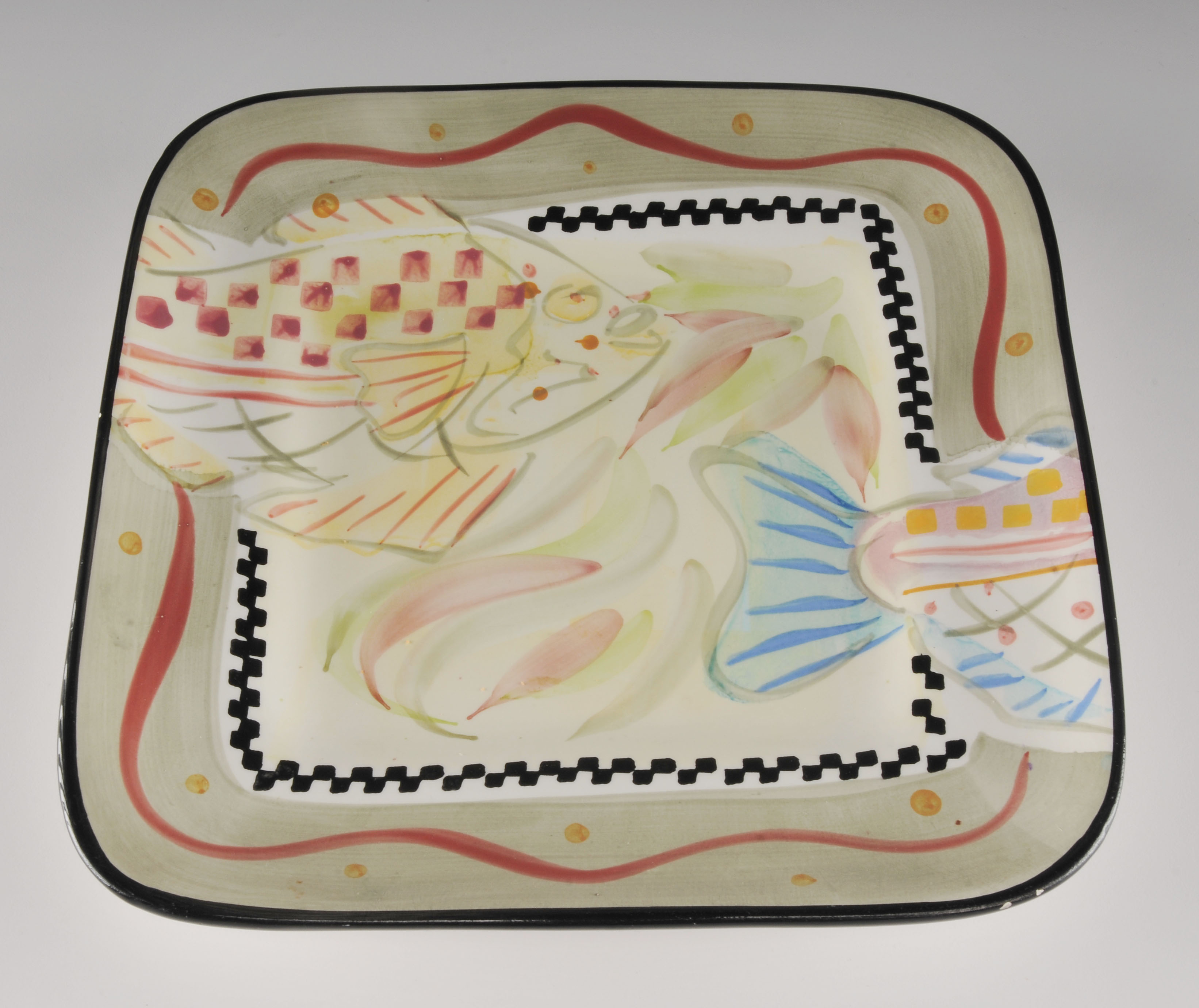 Assorted Hand Painted Pottery