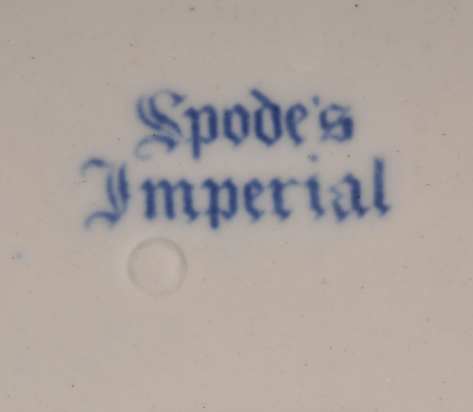Spode Imperial Plate and Stoneware Bowl