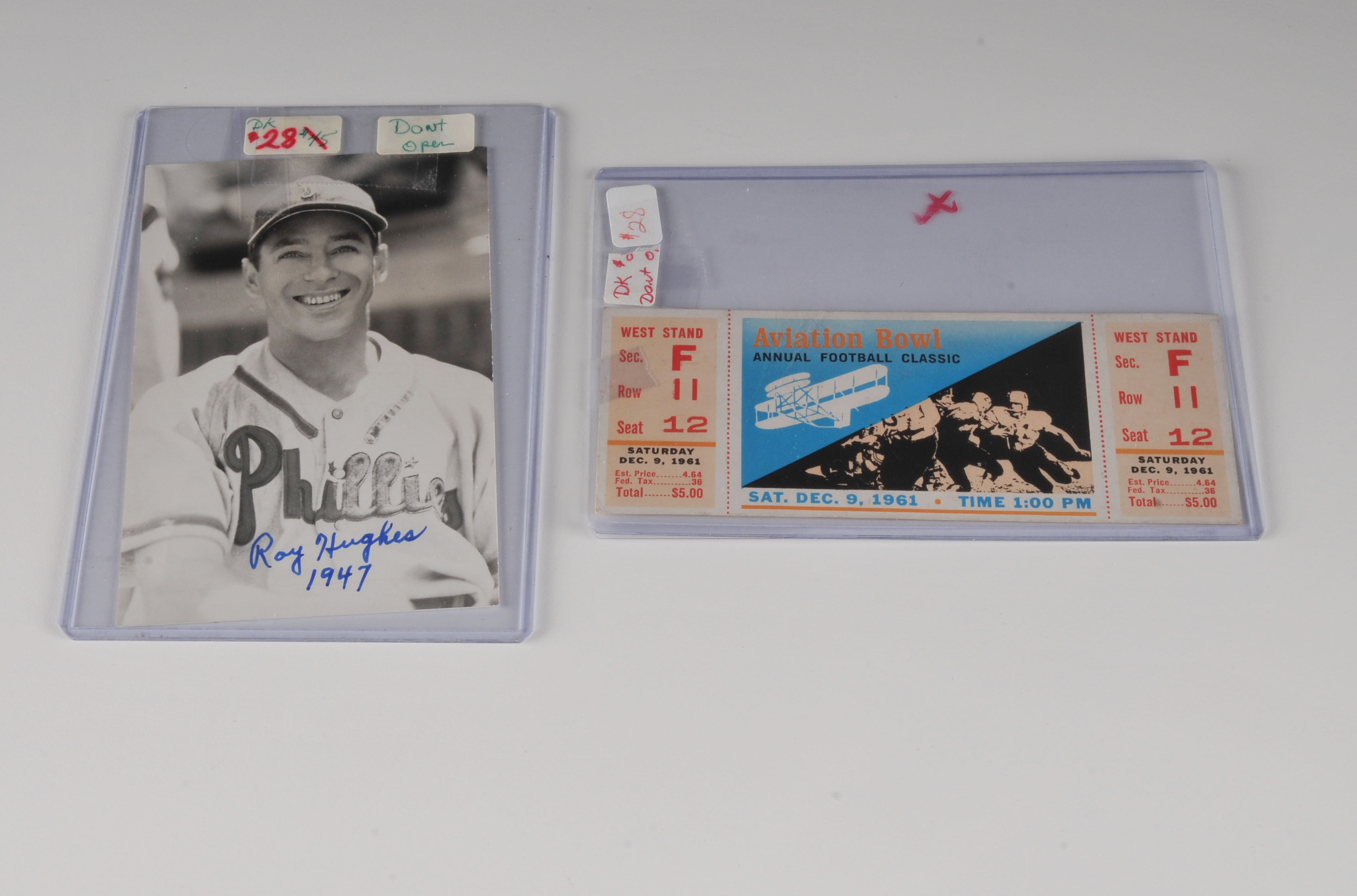 Bengals 1991 Signed Program and Other Early 1900's Sport Memorabilia.