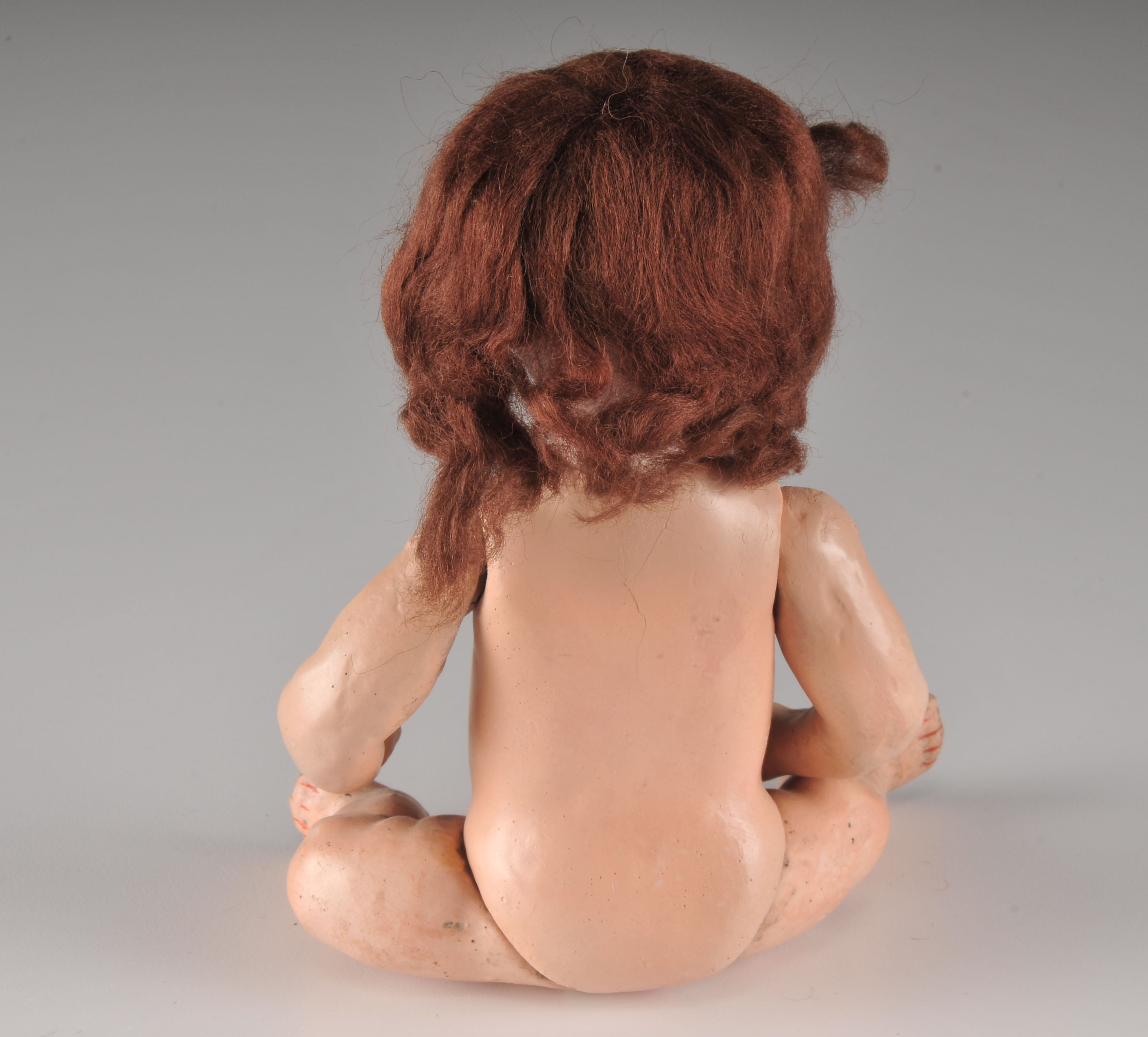 German 8" Bisque Porcelain Doll