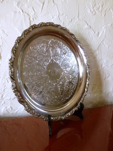 P &G Silver Plate Platter