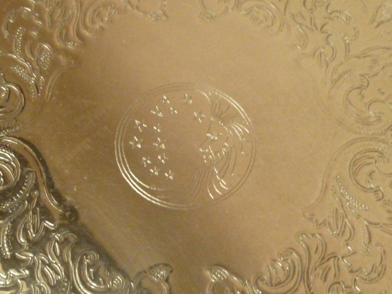 P &G Silver Plate Platter