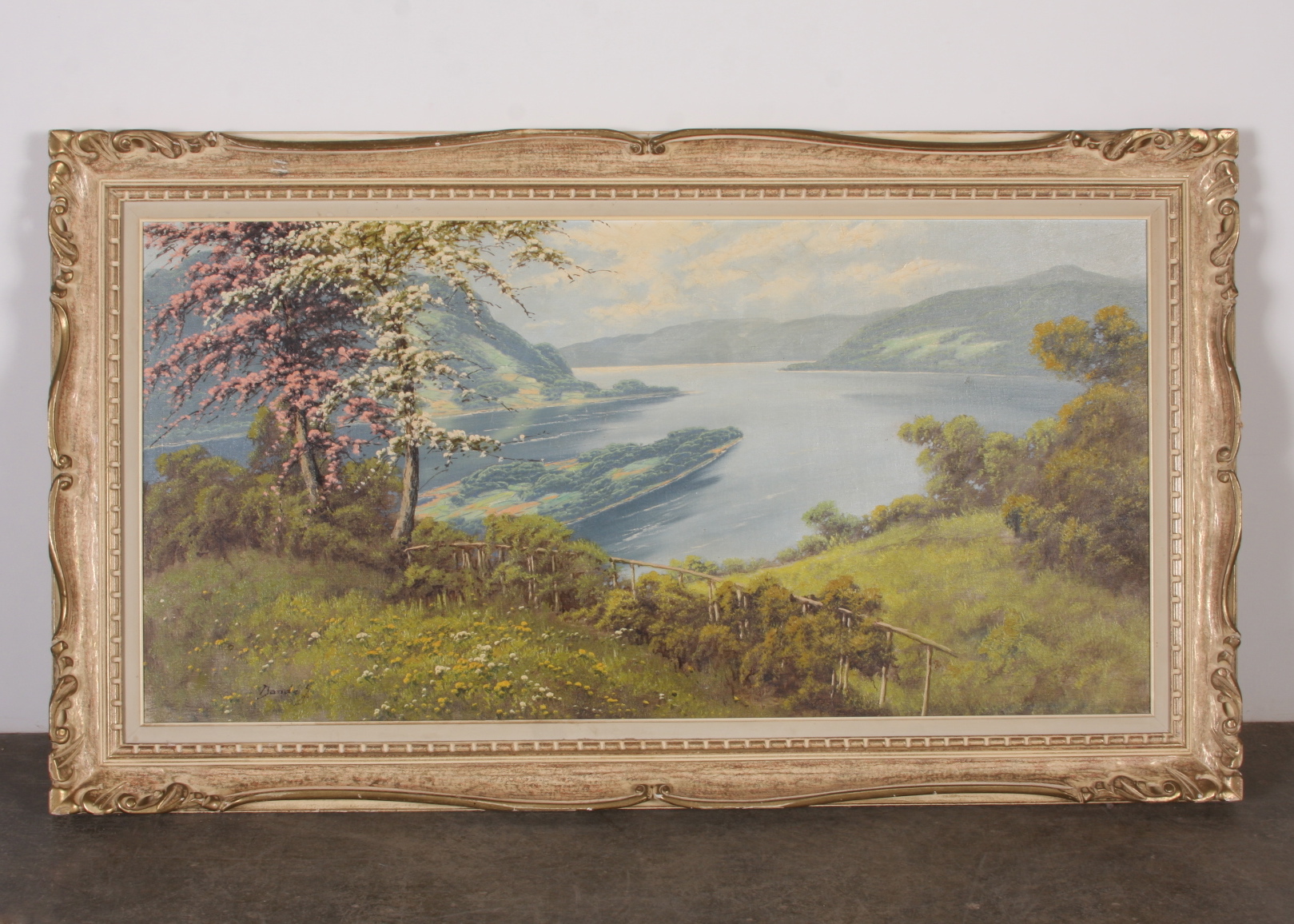 Original Joseph Dande Oil on Canvas Painting