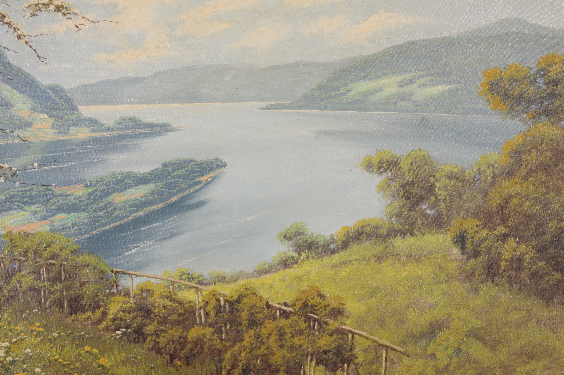 Original Joseph Dande Oil on Canvas Painting