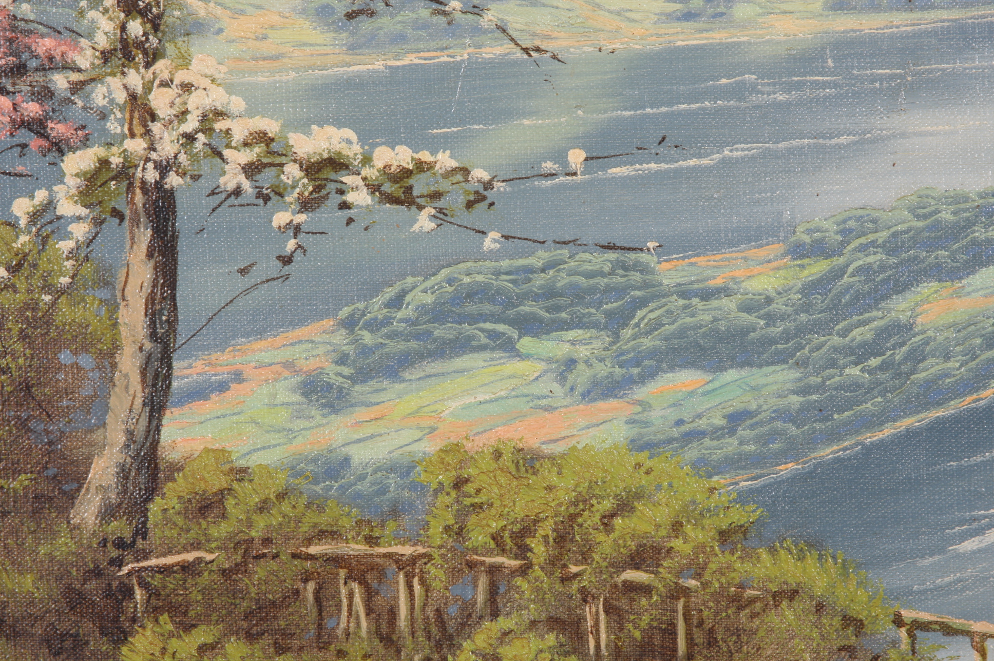 Original Joseph Dande Oil on Canvas Painting