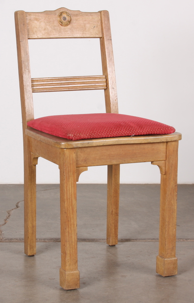 Four Wood Side Chairs