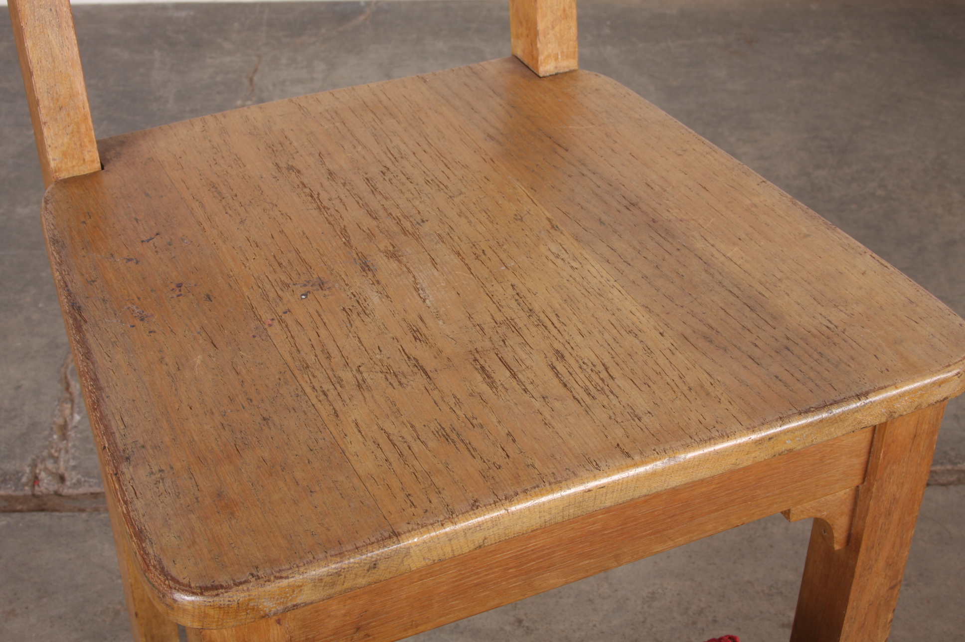 Four Wood Side Chairs