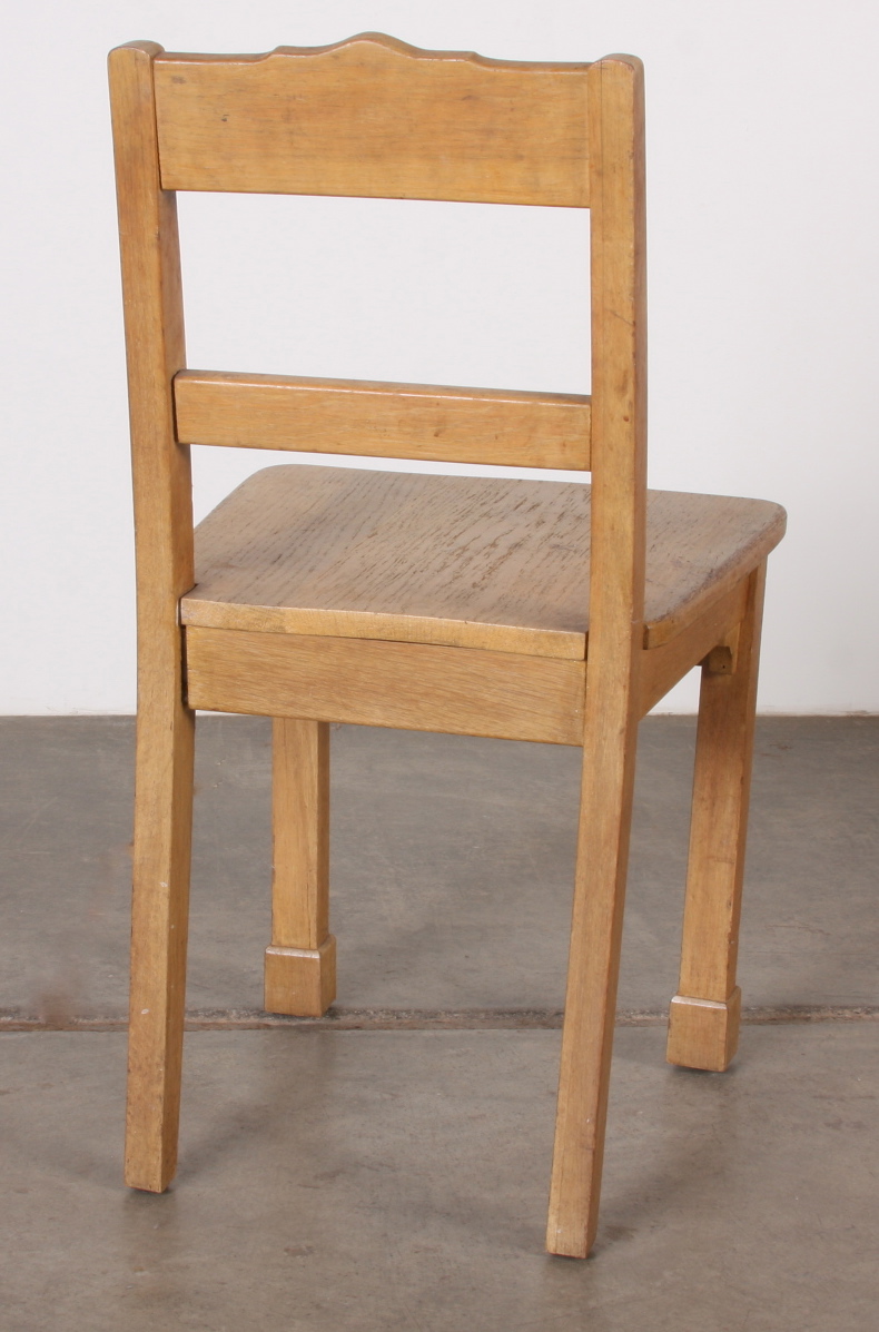 Four Wood Side Chairs