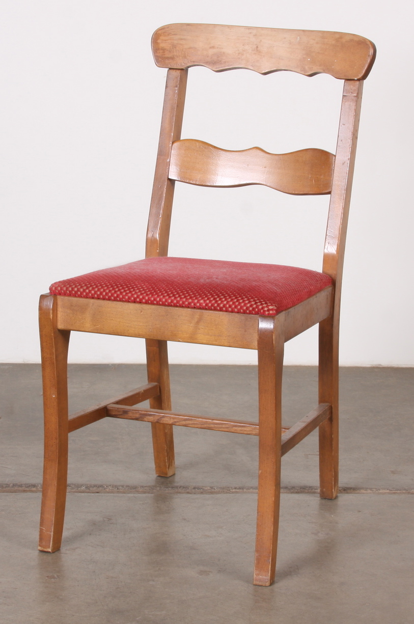 Four Wood Side Chairs