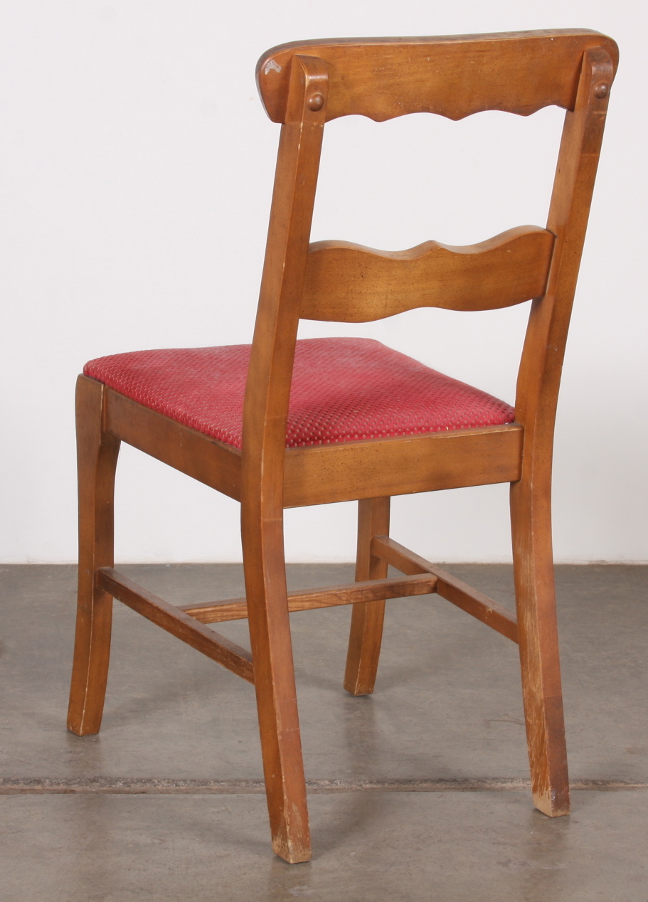 Four Wood Side Chairs