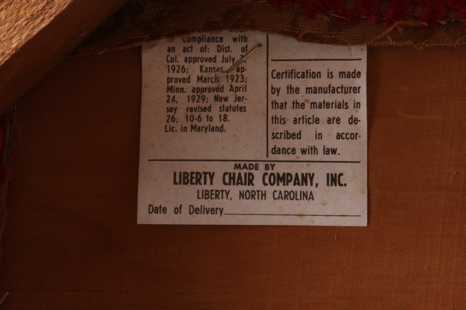 Four Wood Side Chairs