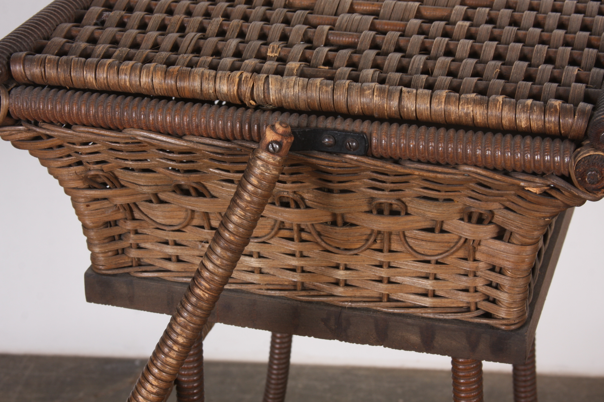 Versatile Rattan Sewing Box - Side Table