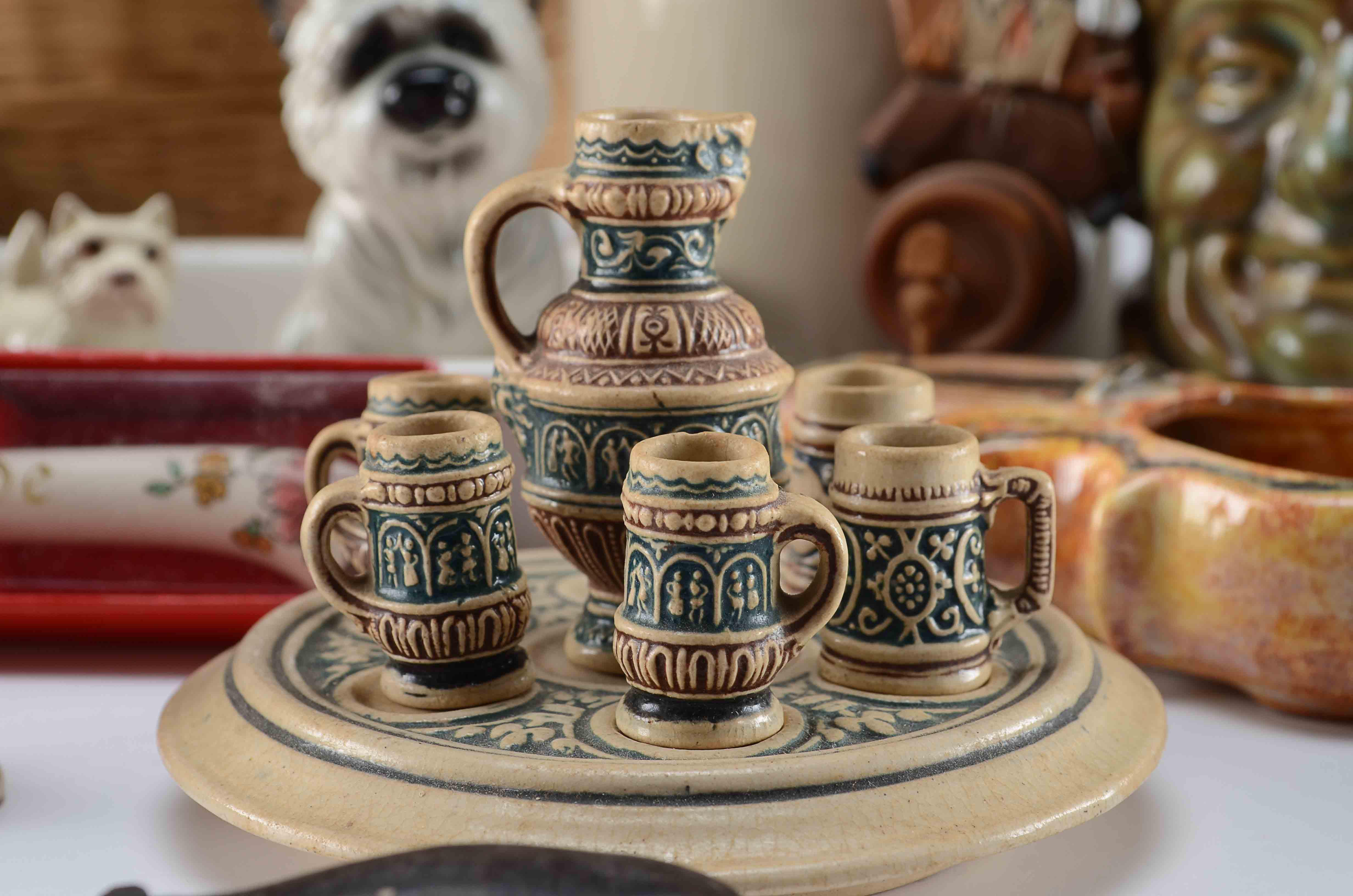 Large Decorative Shelf Lot