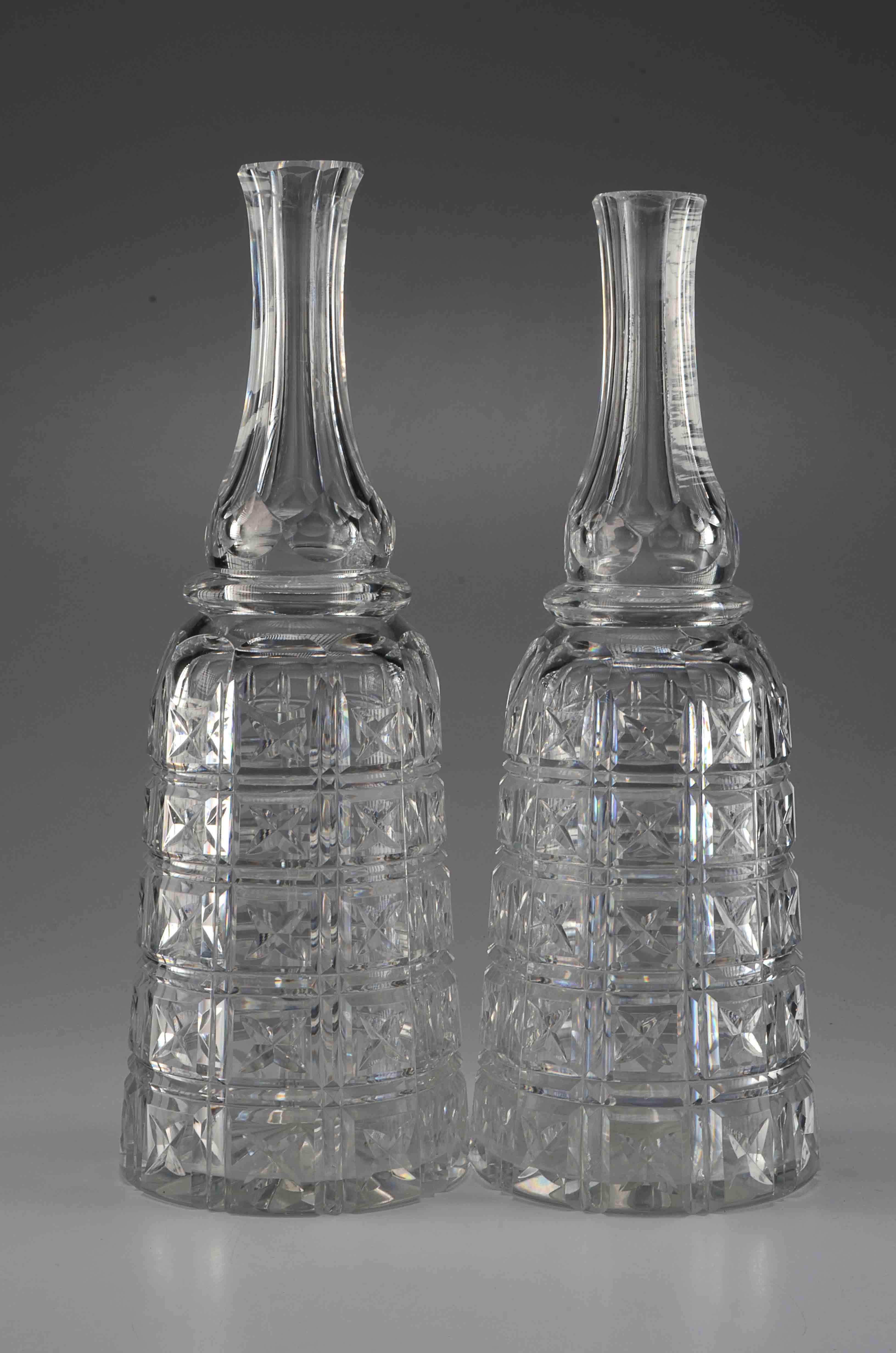 A Trio of Crystal Decanters