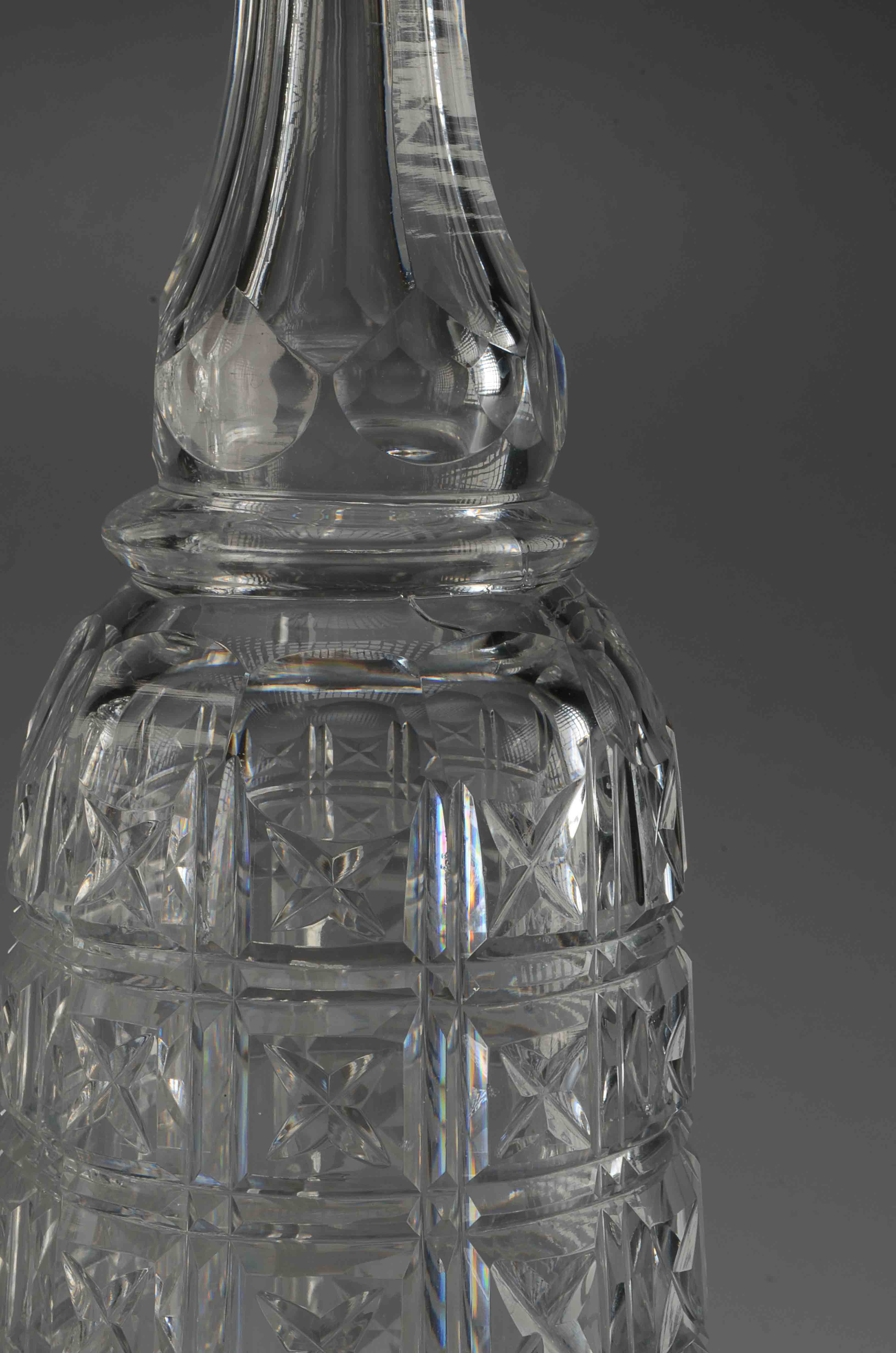A Trio of Crystal Decanters