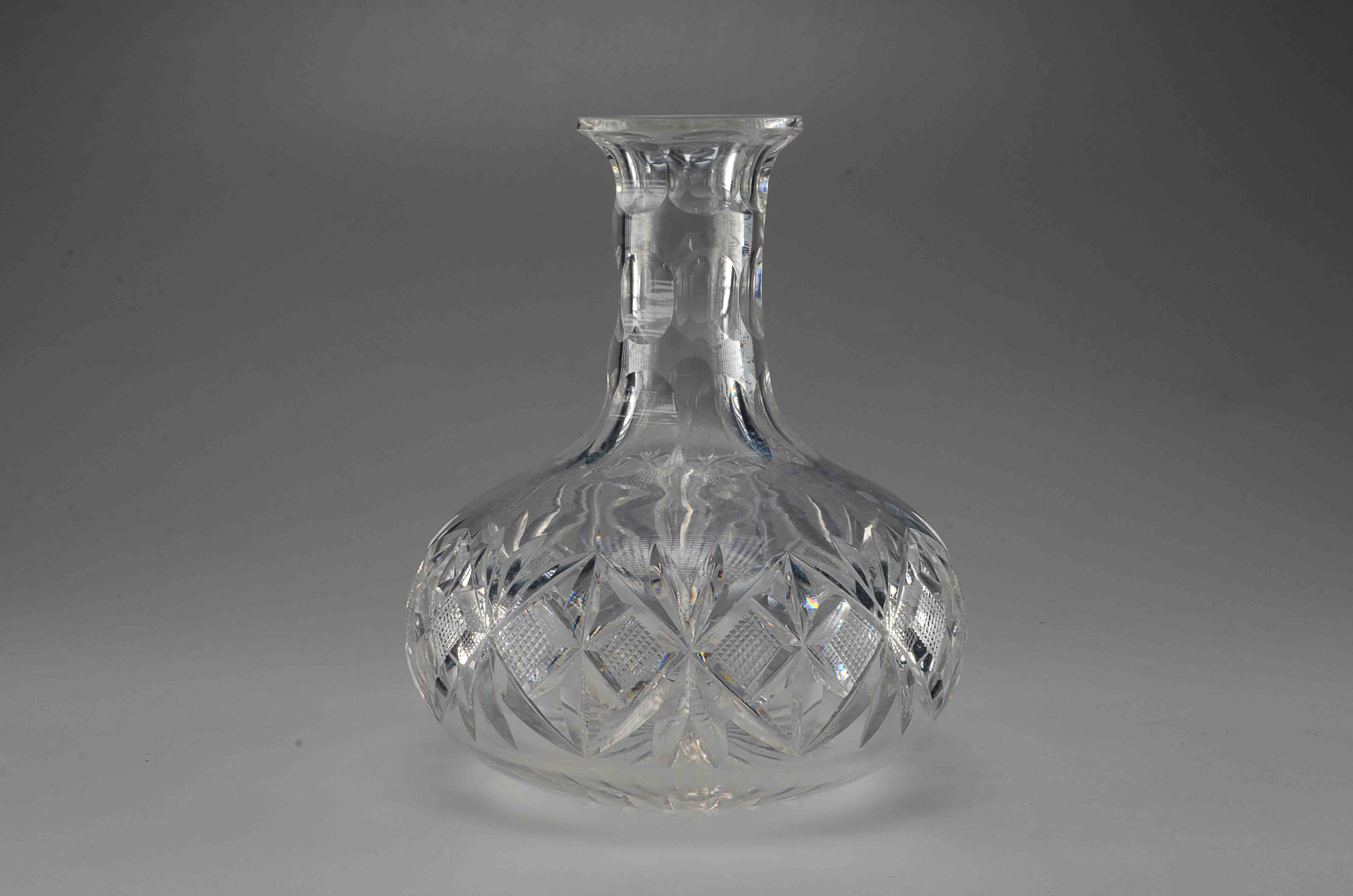 A Trio of Crystal Decanters