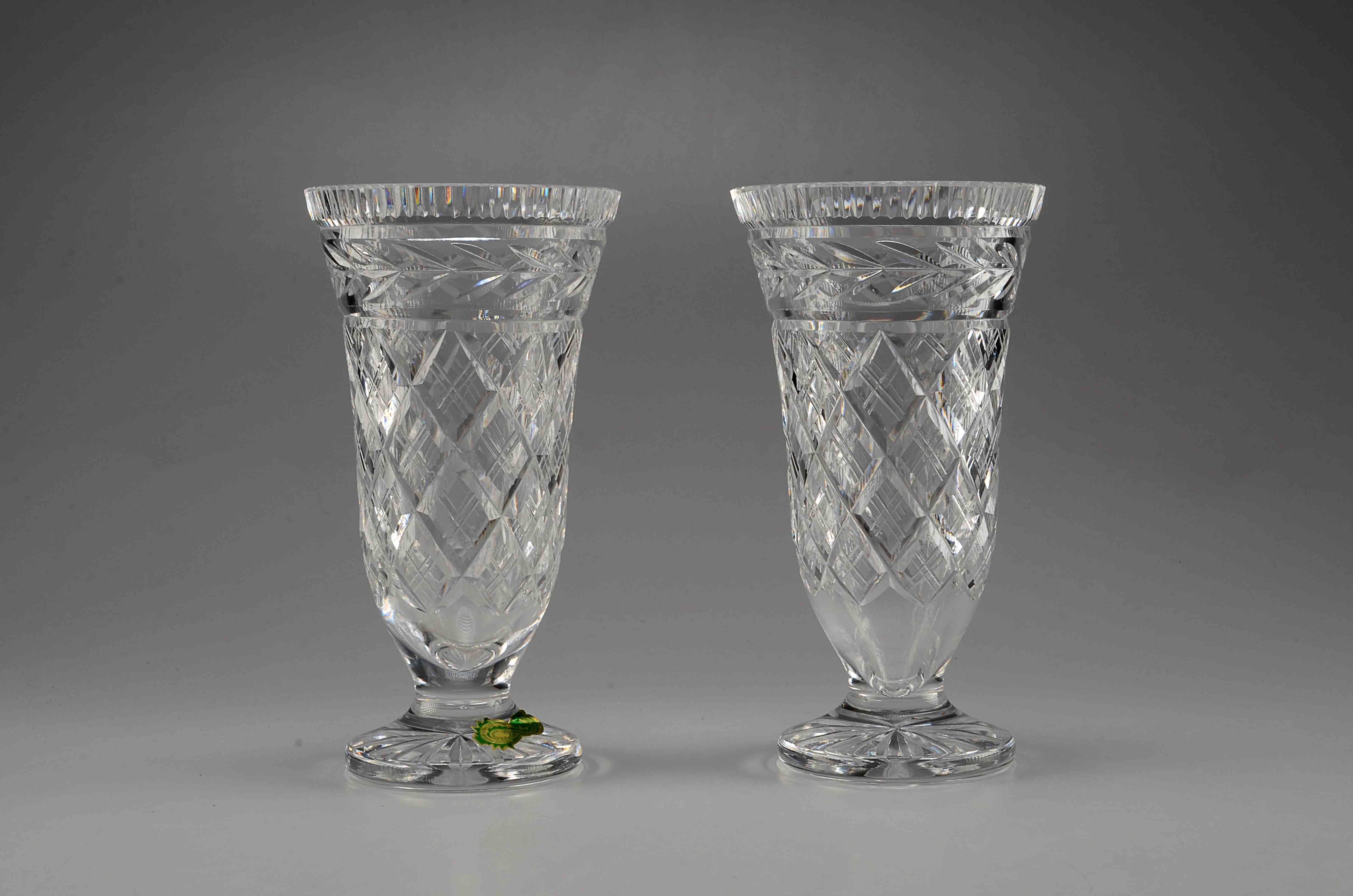 Pair of Waterford Crystal Bud Vases.
