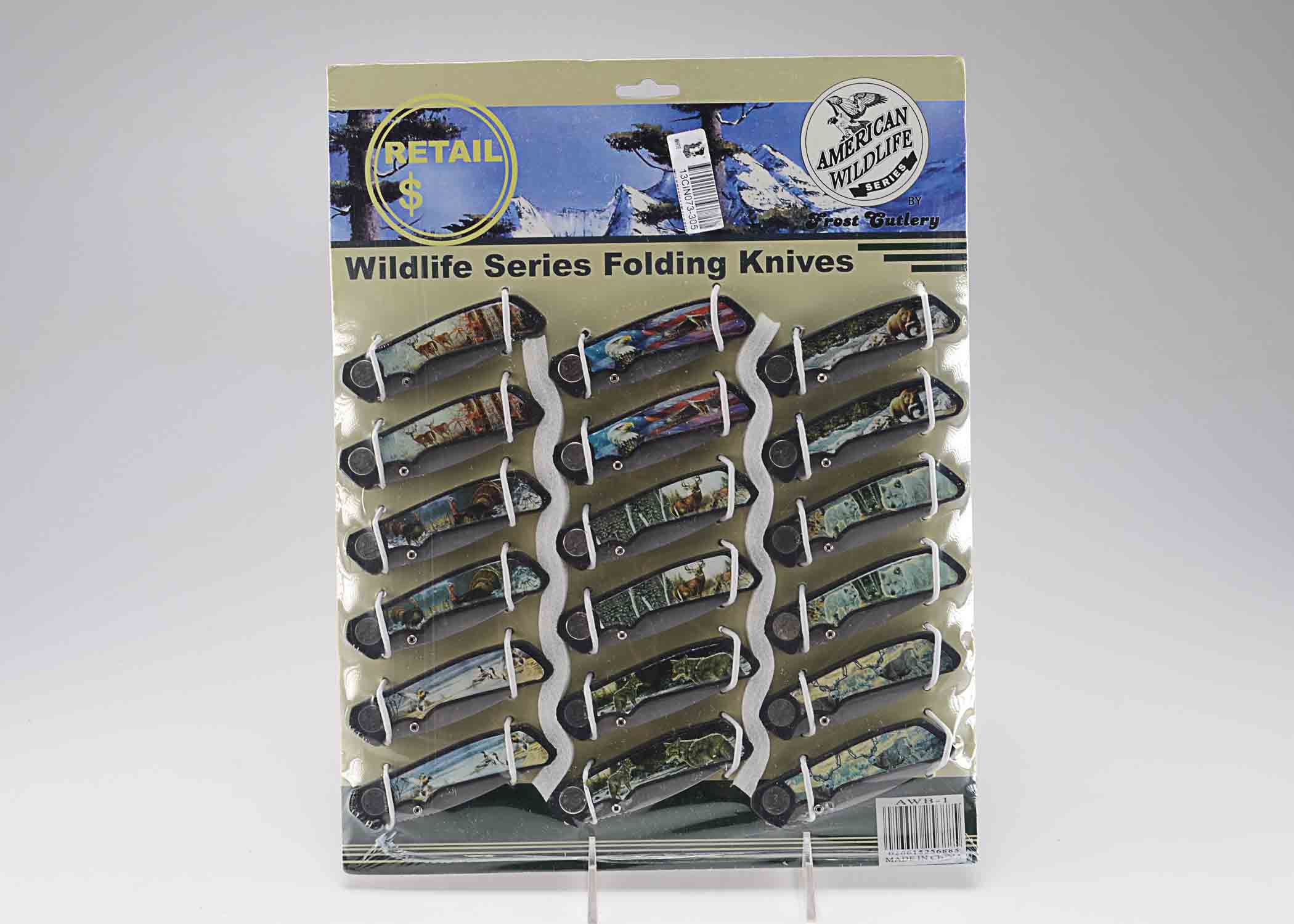 18 Wildlife Series Folding Knives