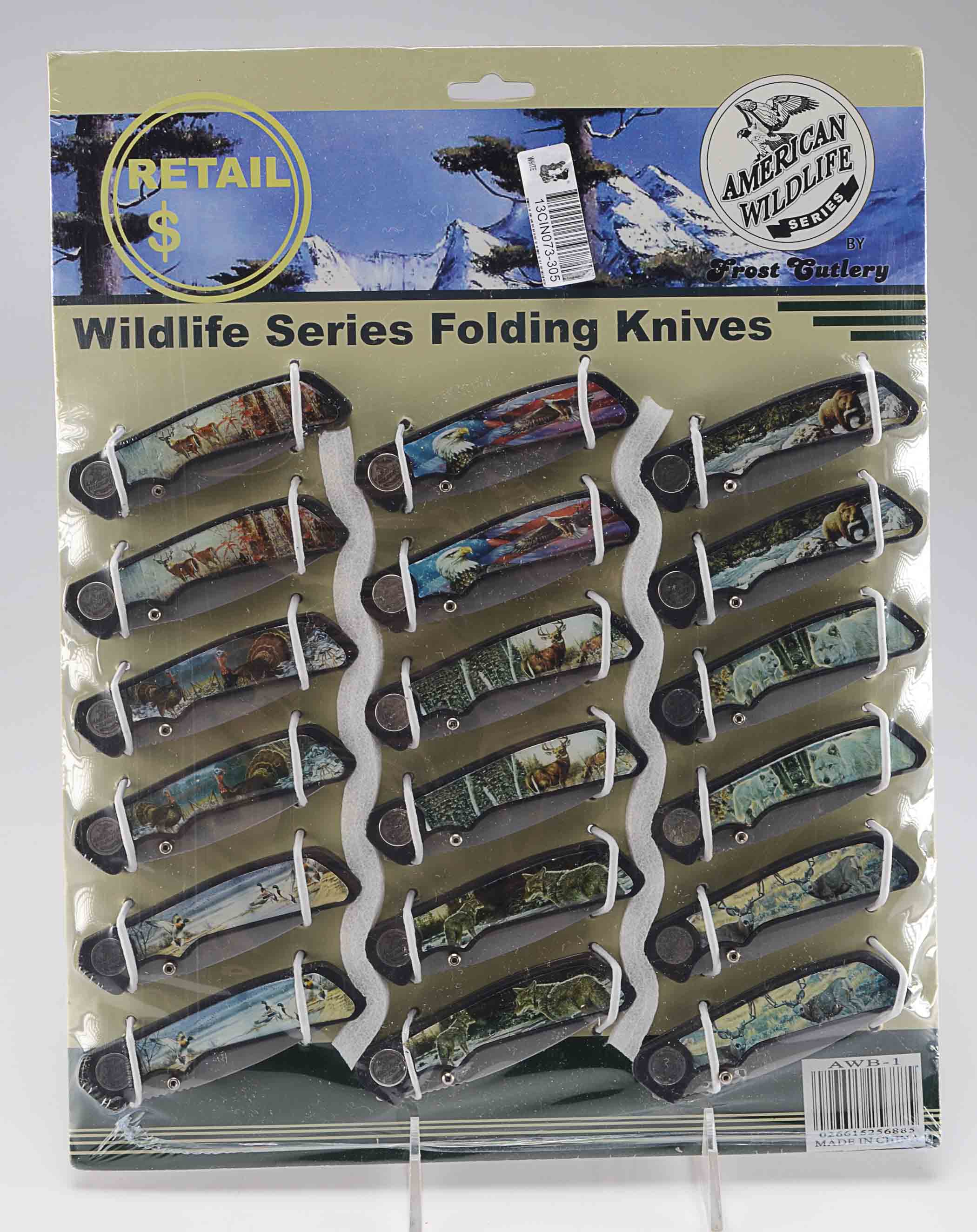 18 Wildlife Series Folding Knives