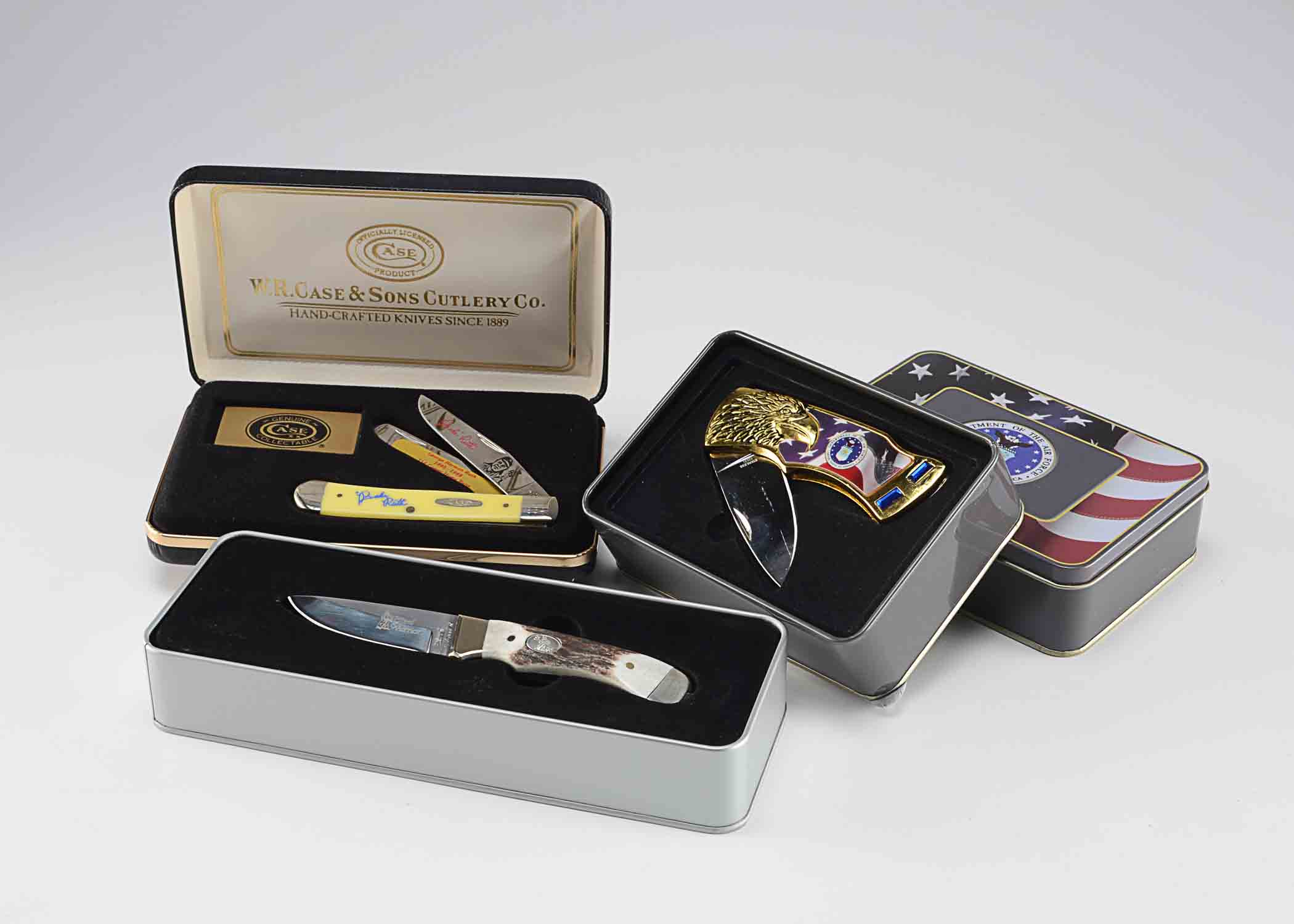 Collectible Assorted Pocket Knives. New in Box.