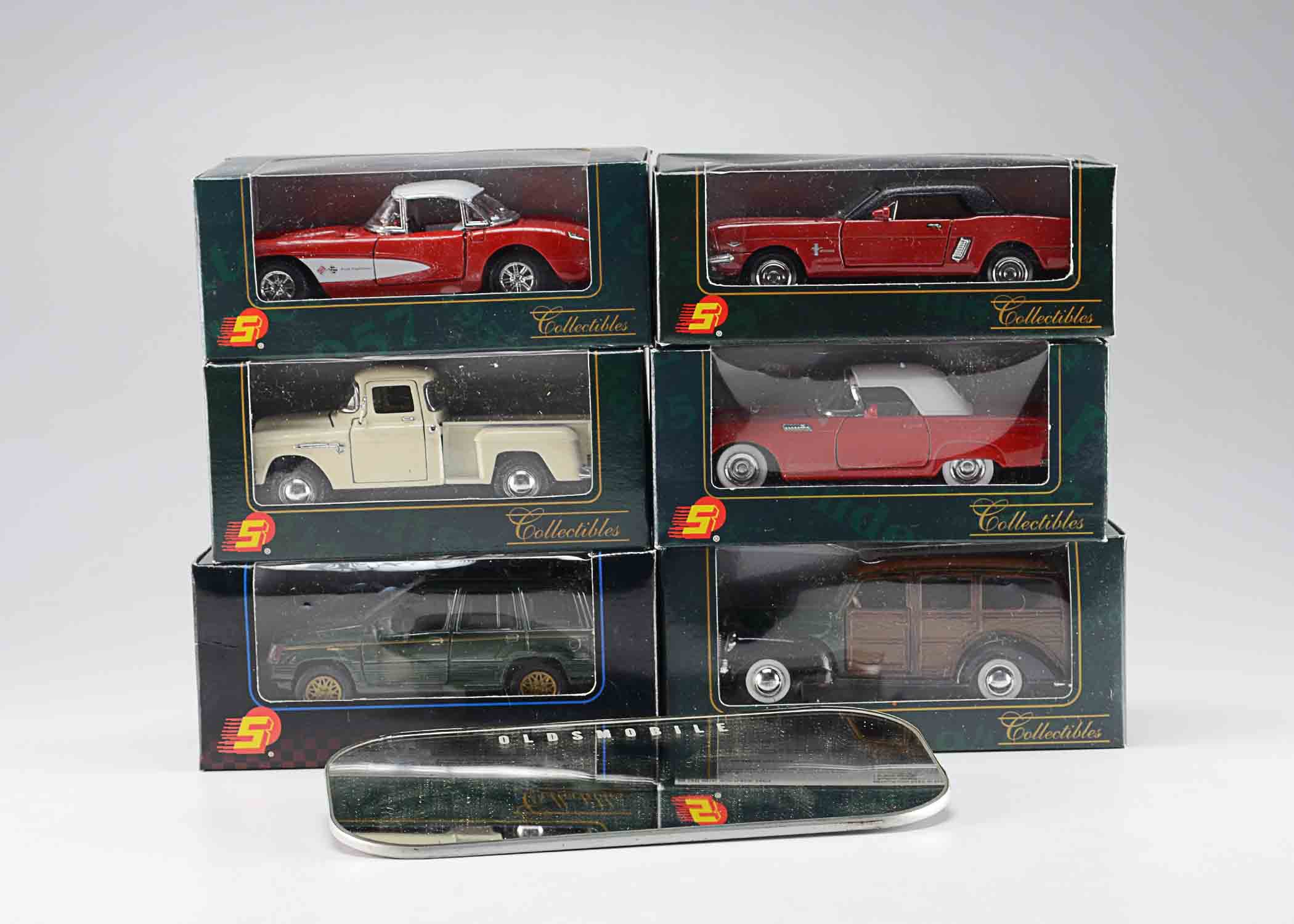 Superior Die-Cast Cars & Oldsmobile Visor Mirror