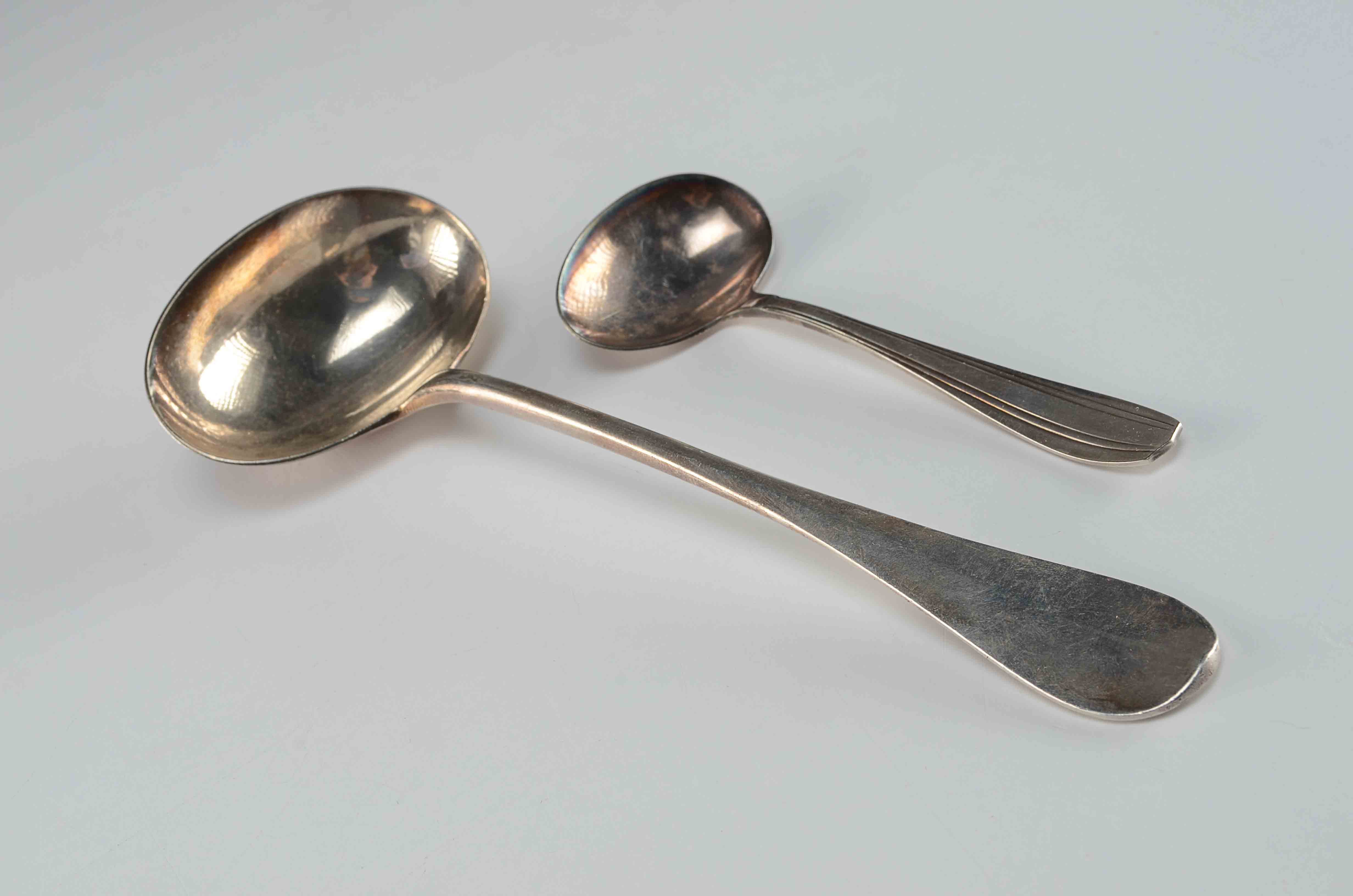 Weighted Sterling Silver & Small Silver Plate Lot