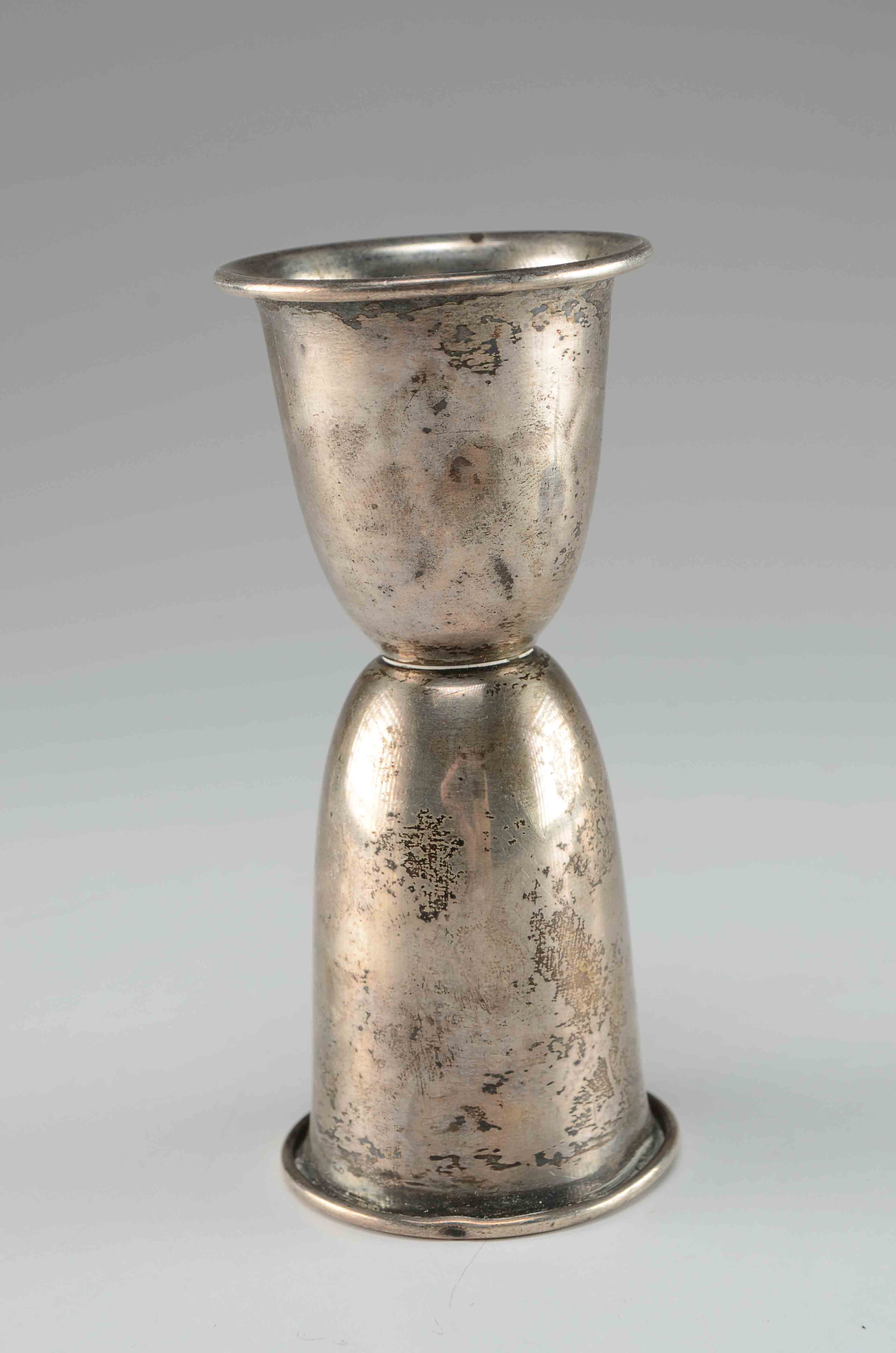 Sterling Silver Jigger and Sugar Lid