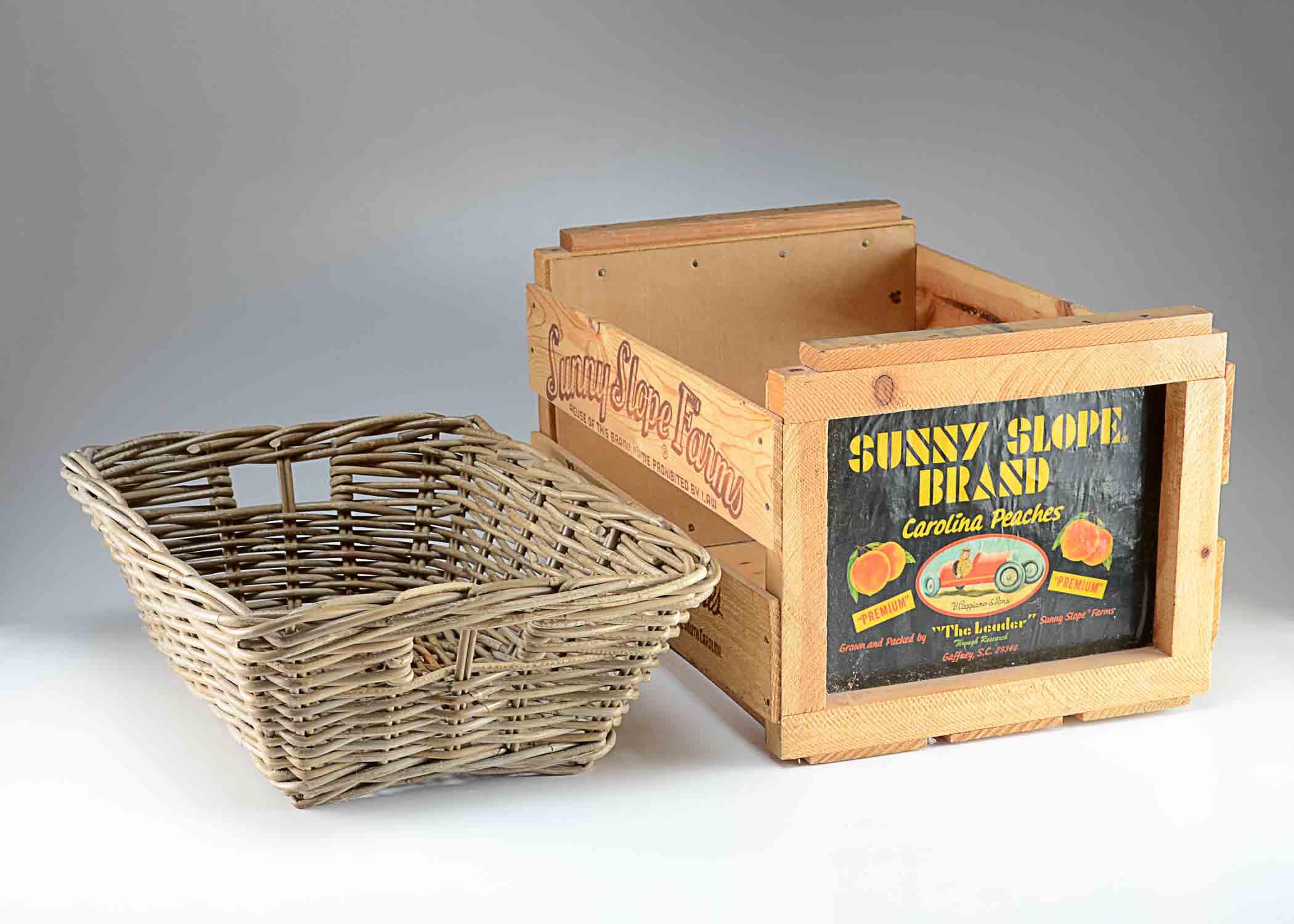 Sunny Slope Wood Crate