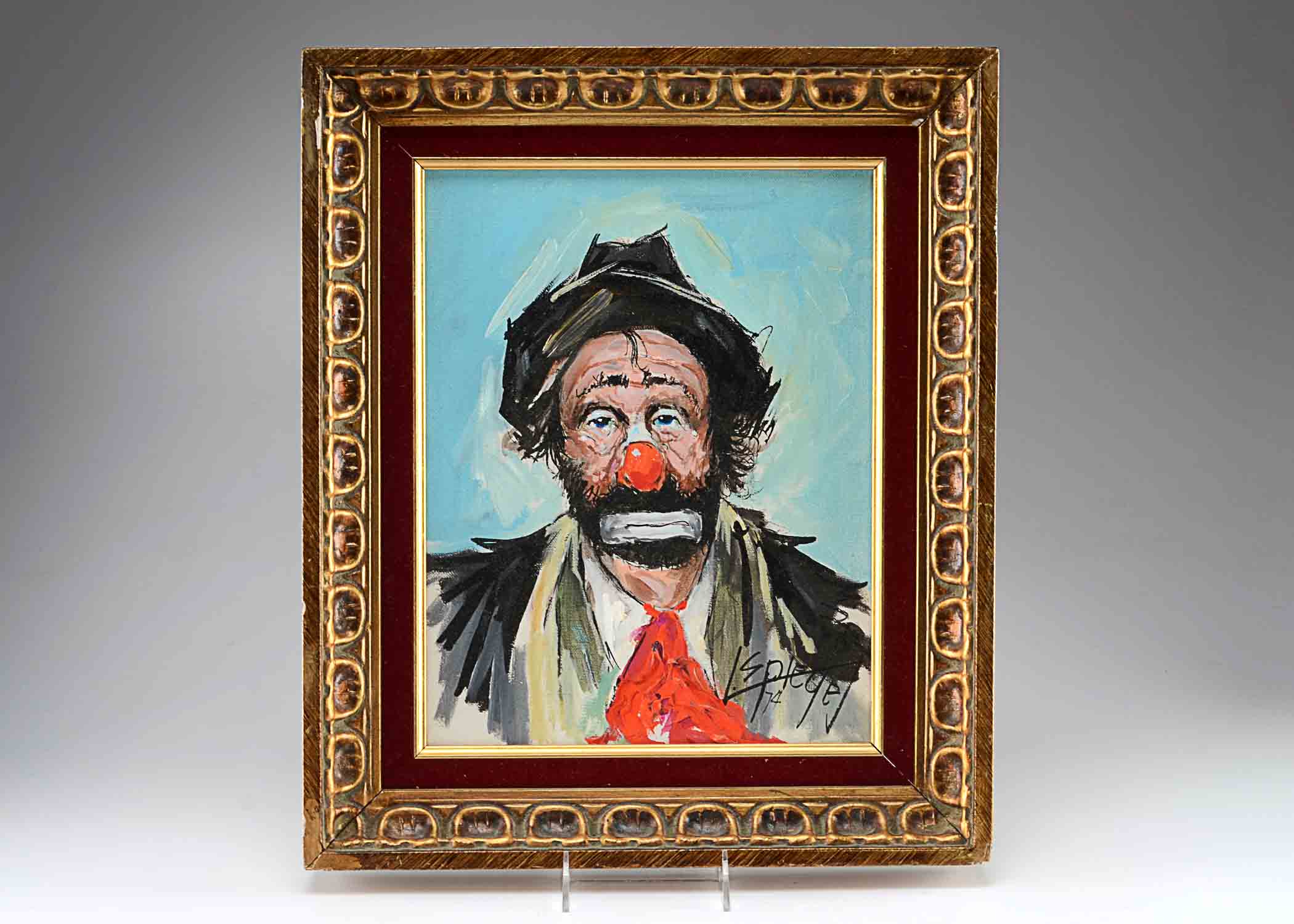 Original Louis Spiegel Oil on Canvas 