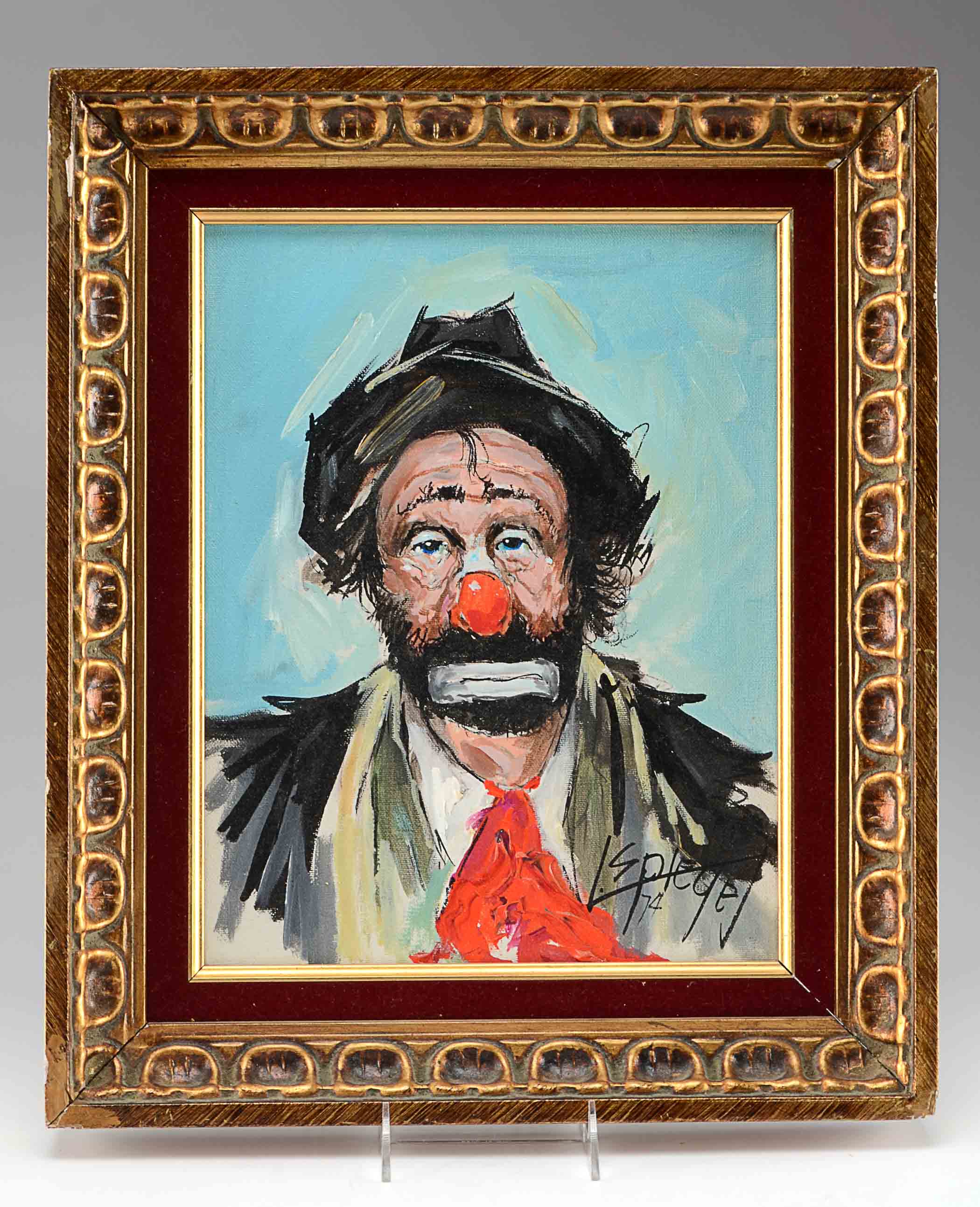 Original Louis Spiegel Oil on Canvas 