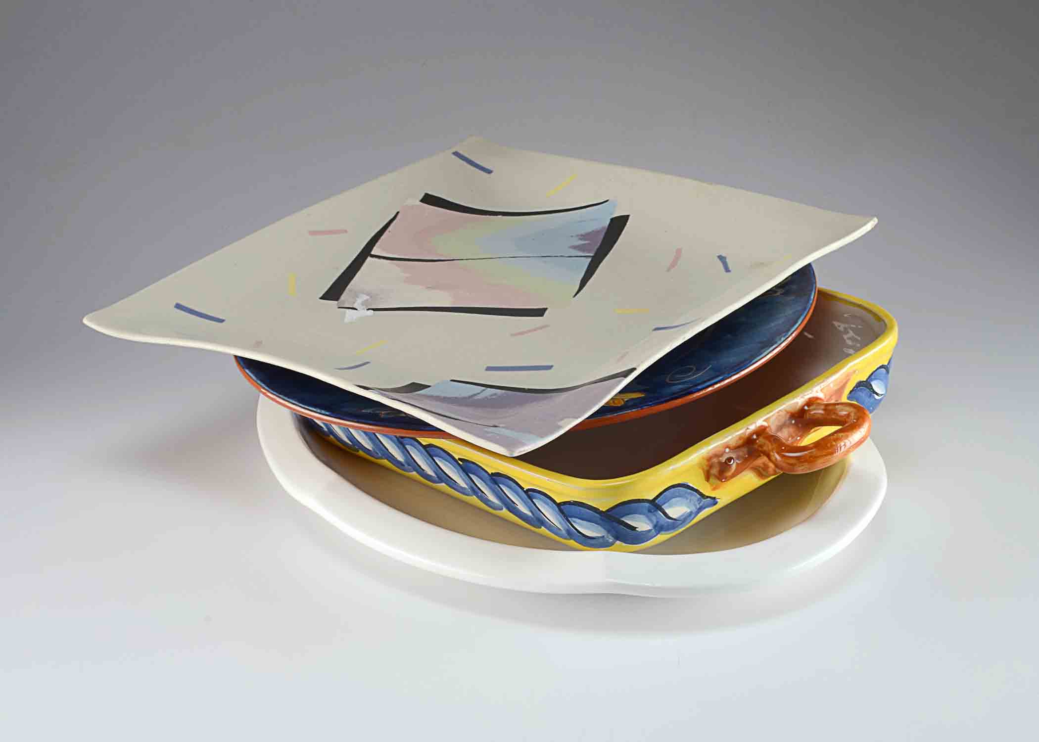 Hand-painted Ceramics and Terracotta Platters