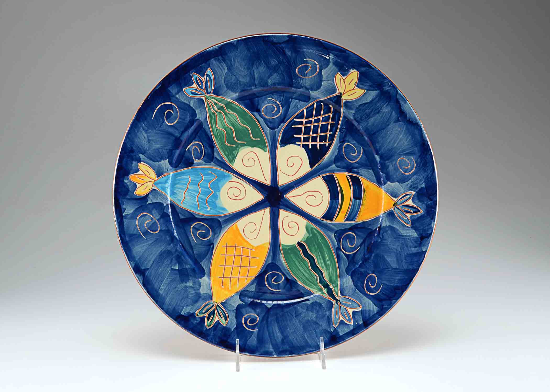 Hand-painted Ceramics and Terracotta Platters