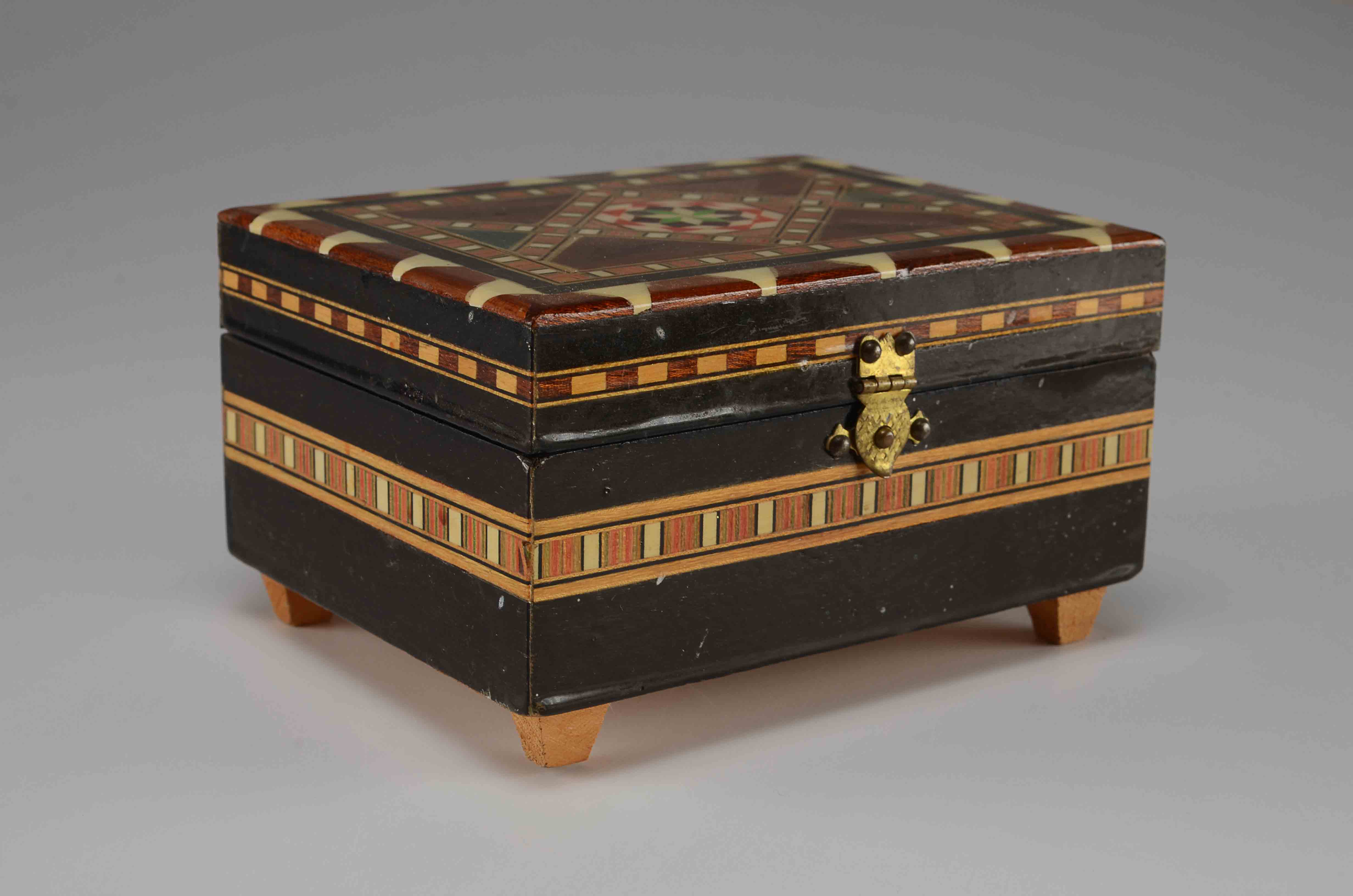 Collection of Inlay Trinket Boxes