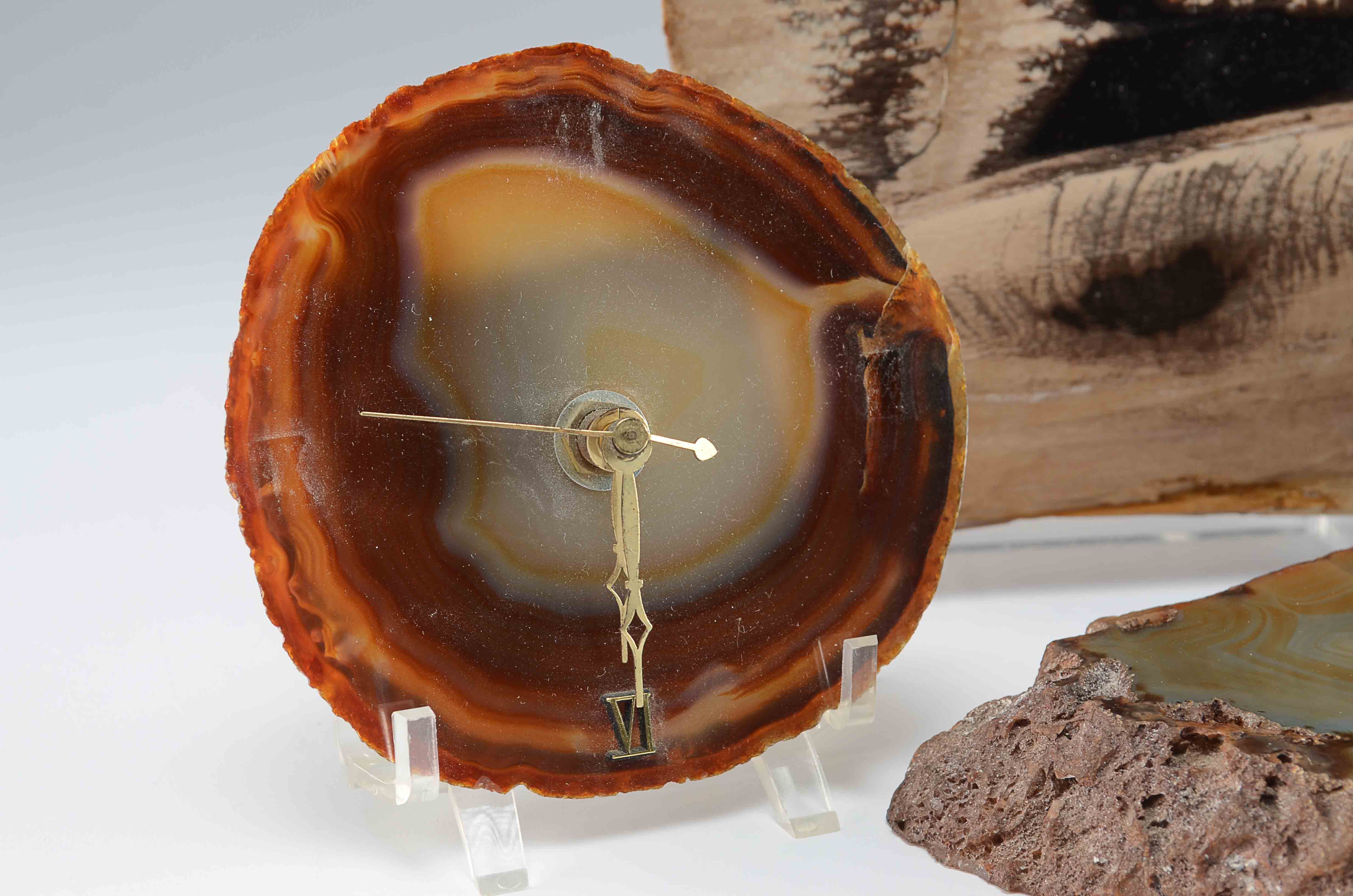 Decorative Mineral Collection w/ Rosewood Trinket