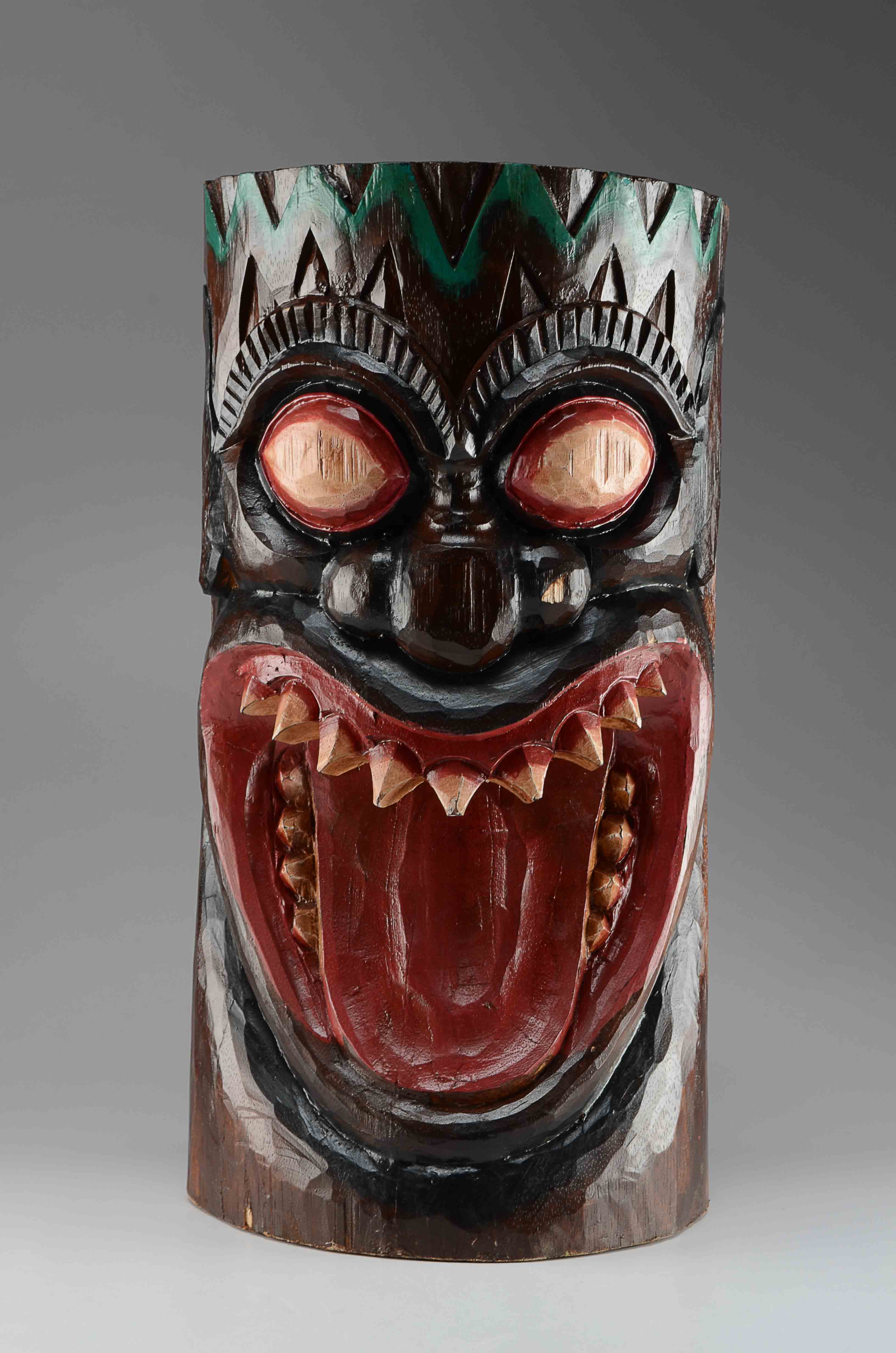 Solid Wood Tribal Carving